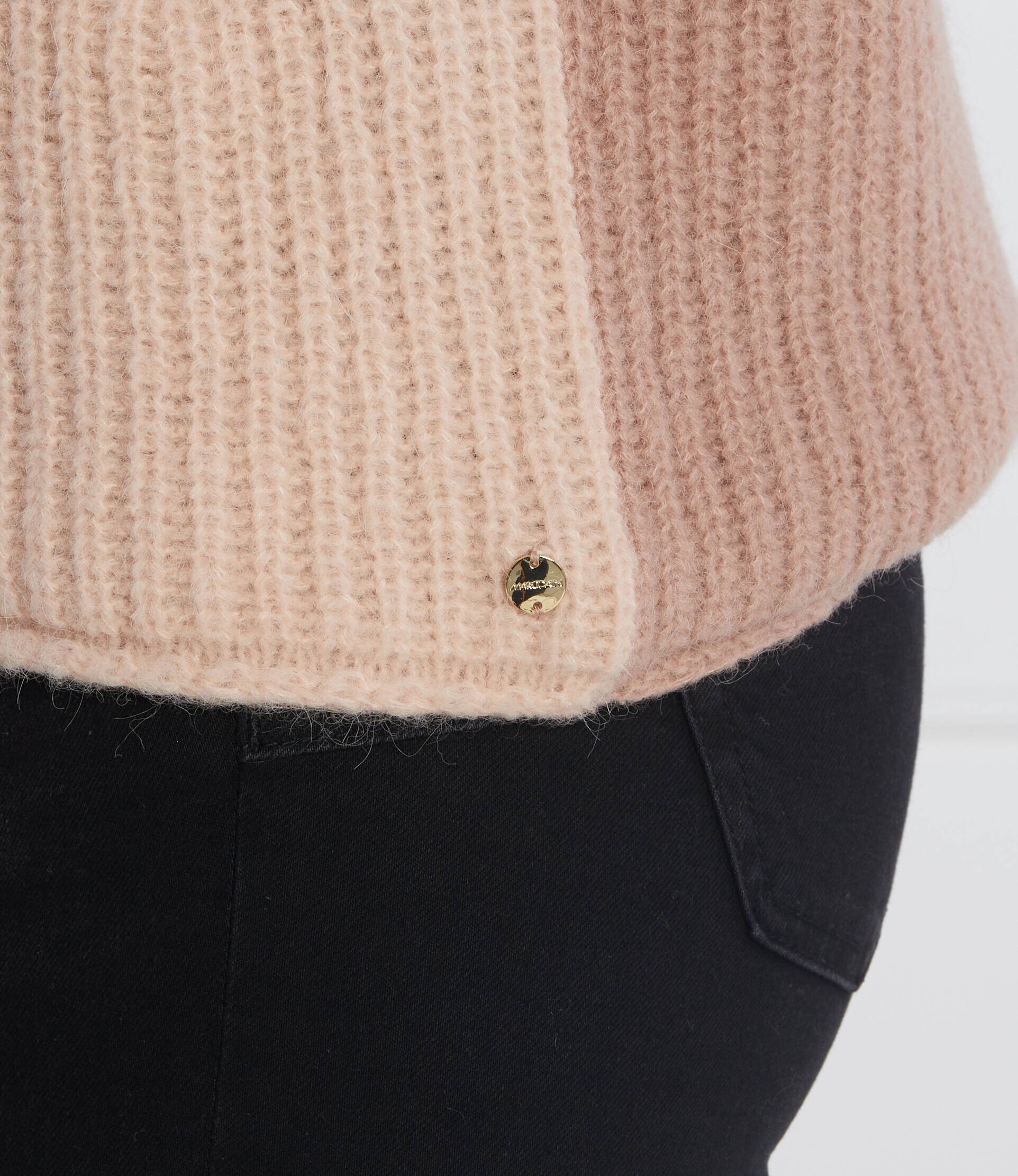 Marc Cain Pulover | Relaxed fit cu adaos de lână