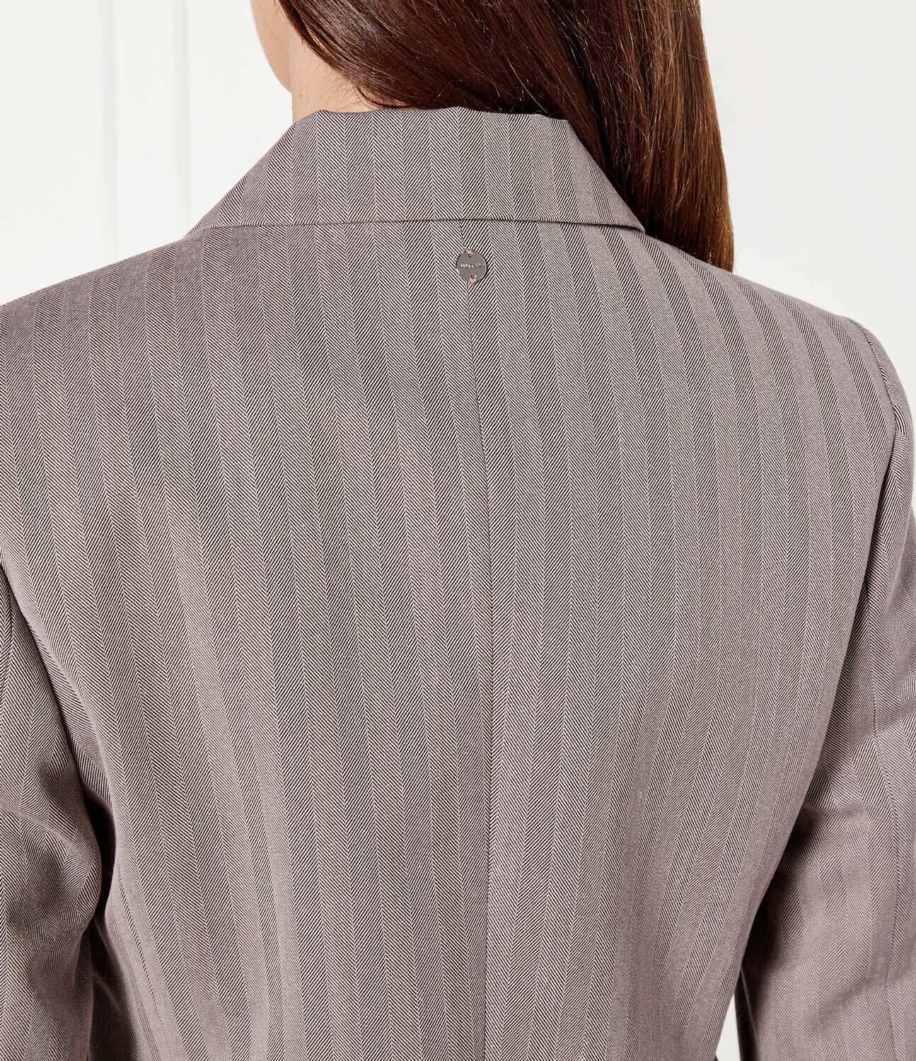 Marc Cain Sacou | Oversize fit cu adaos de lână