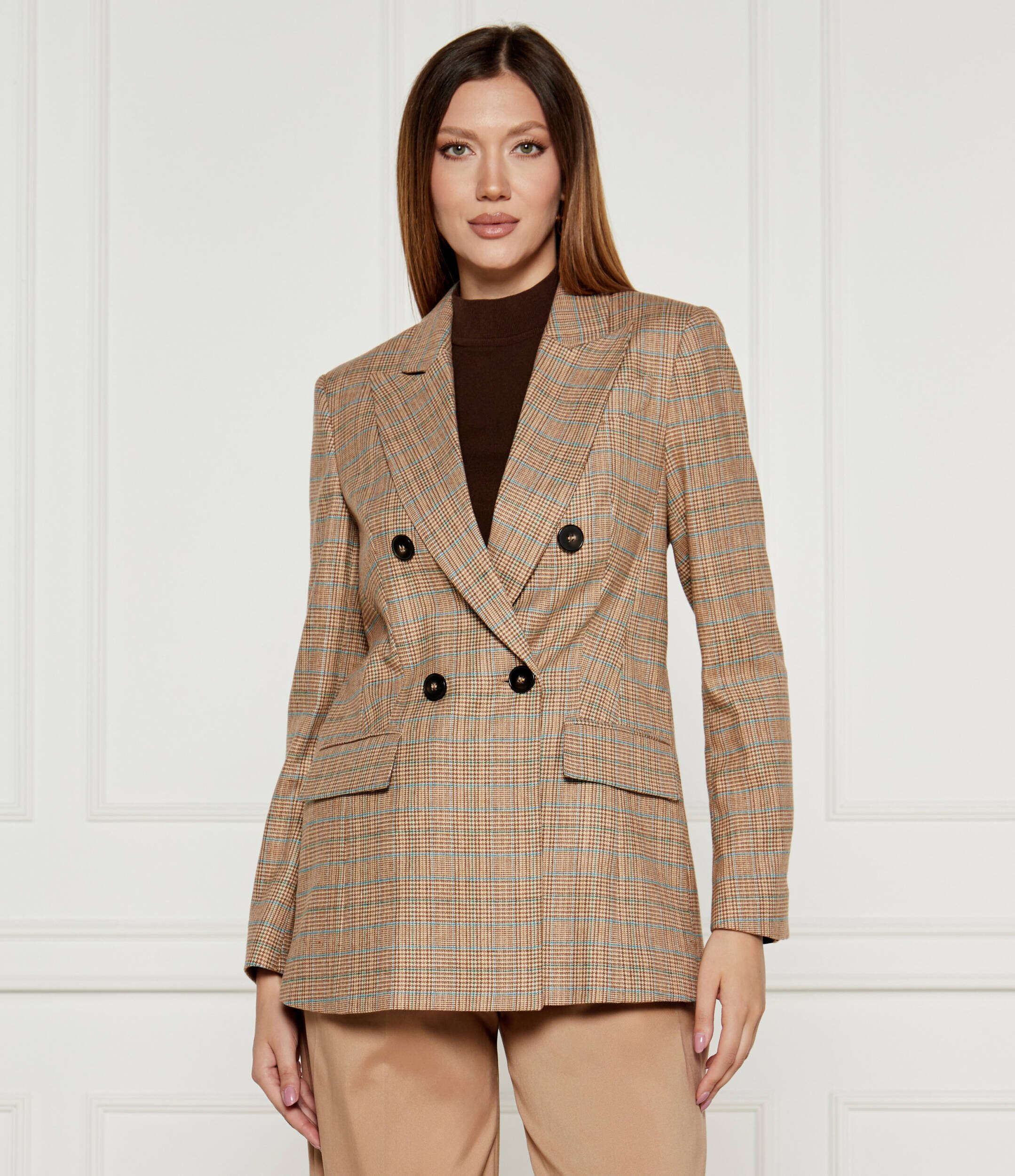 Marc Cain Sacou | Slim Fit cu adaos de lână