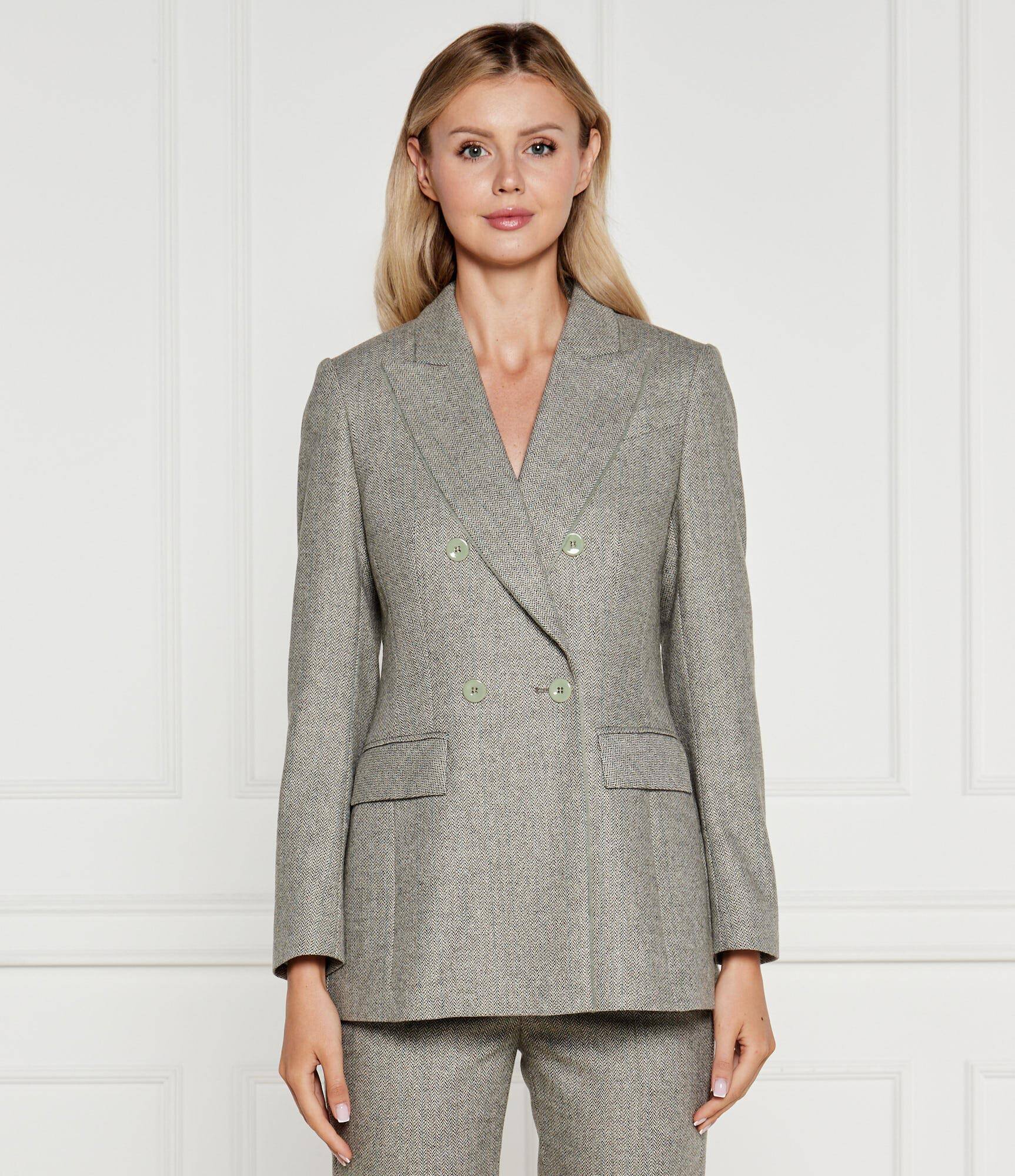 Marc Cain Sacou | Slim Fit cu adaos de lână