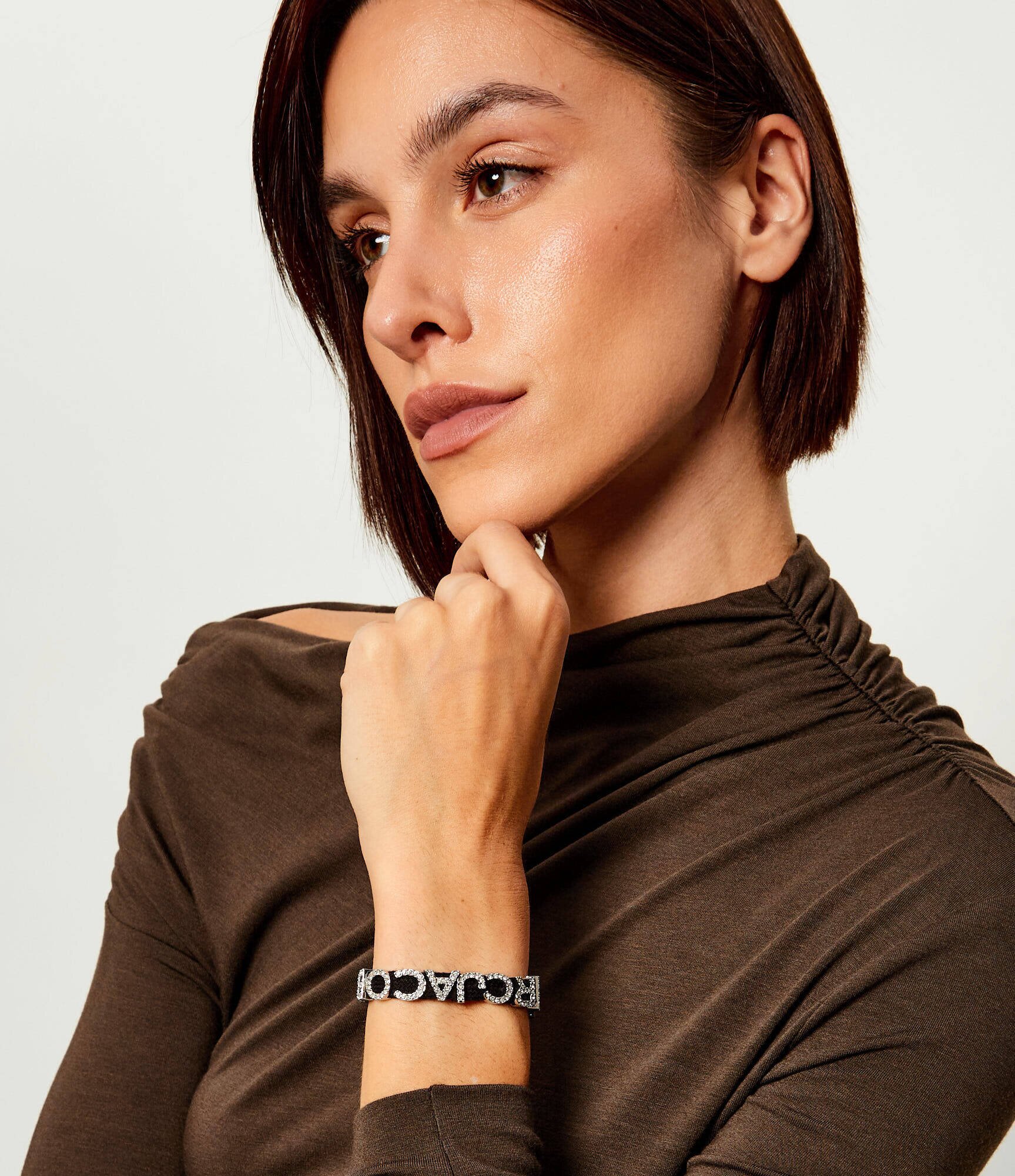 Marc Jacobs Brățară Pave Classic Logo