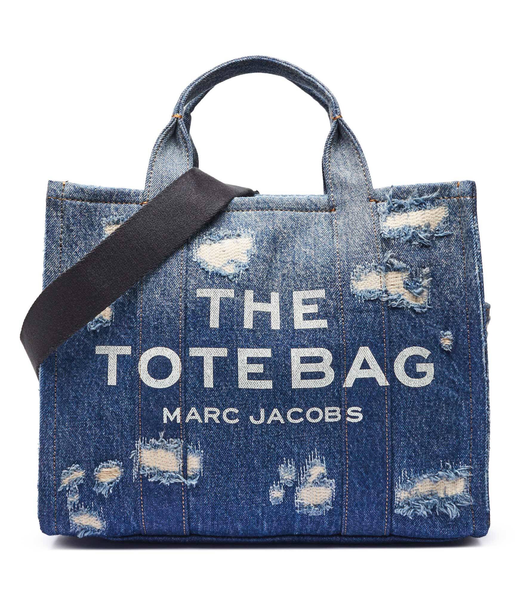 Marc Jacobs De blugi geantă shopper The Rip and Repair Denim Medium Tote Bag