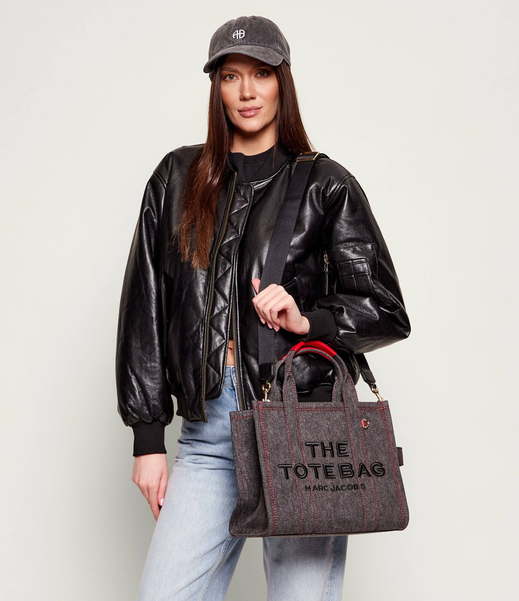 Marc Jacobs De blugi geantă shopper The Year Of The Horse Canvas Medium Tote Bag
