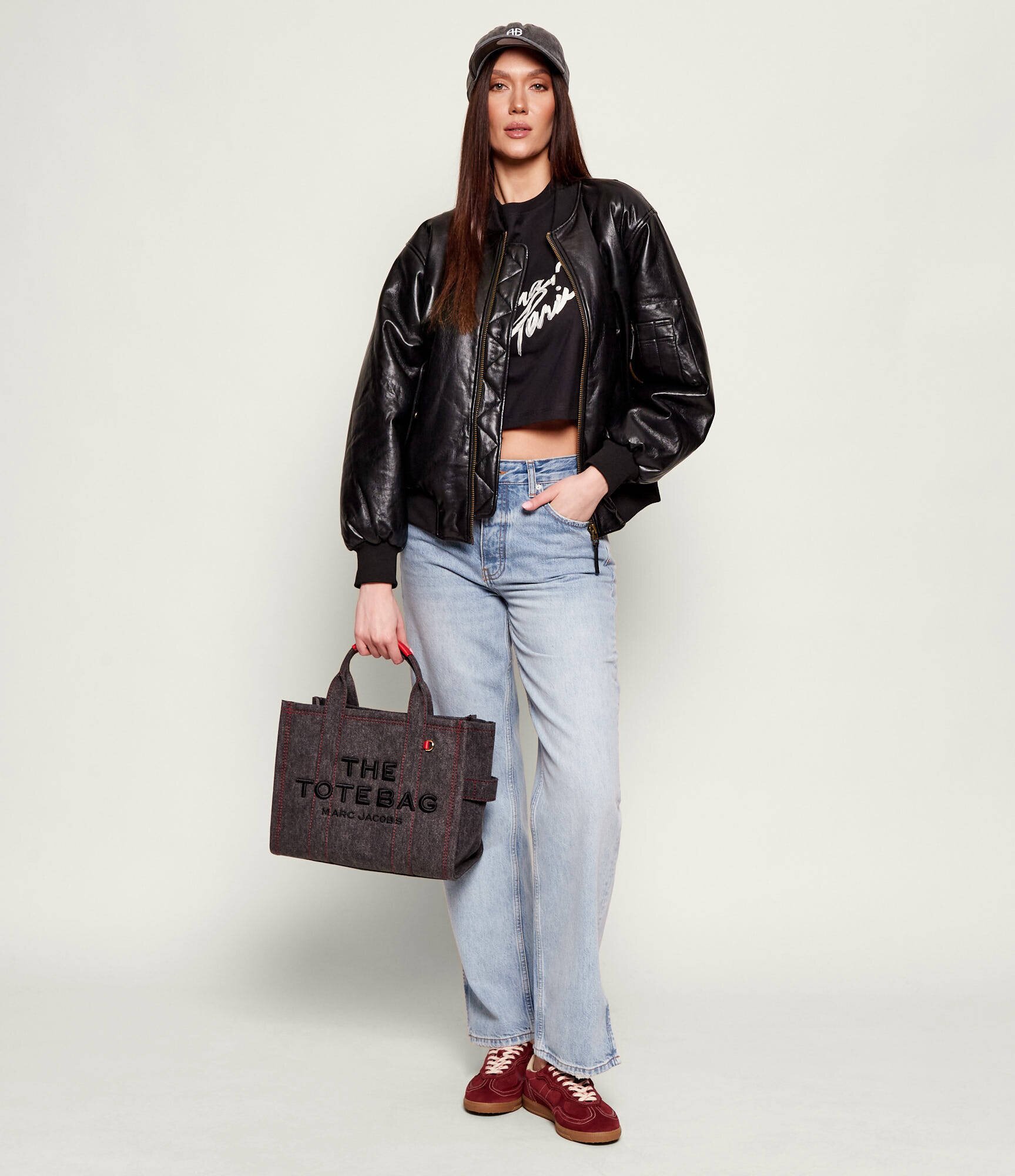 Marc Jacobs De blugi geantă shopper The Year Of The Horse Canvas Medium Tote Bag