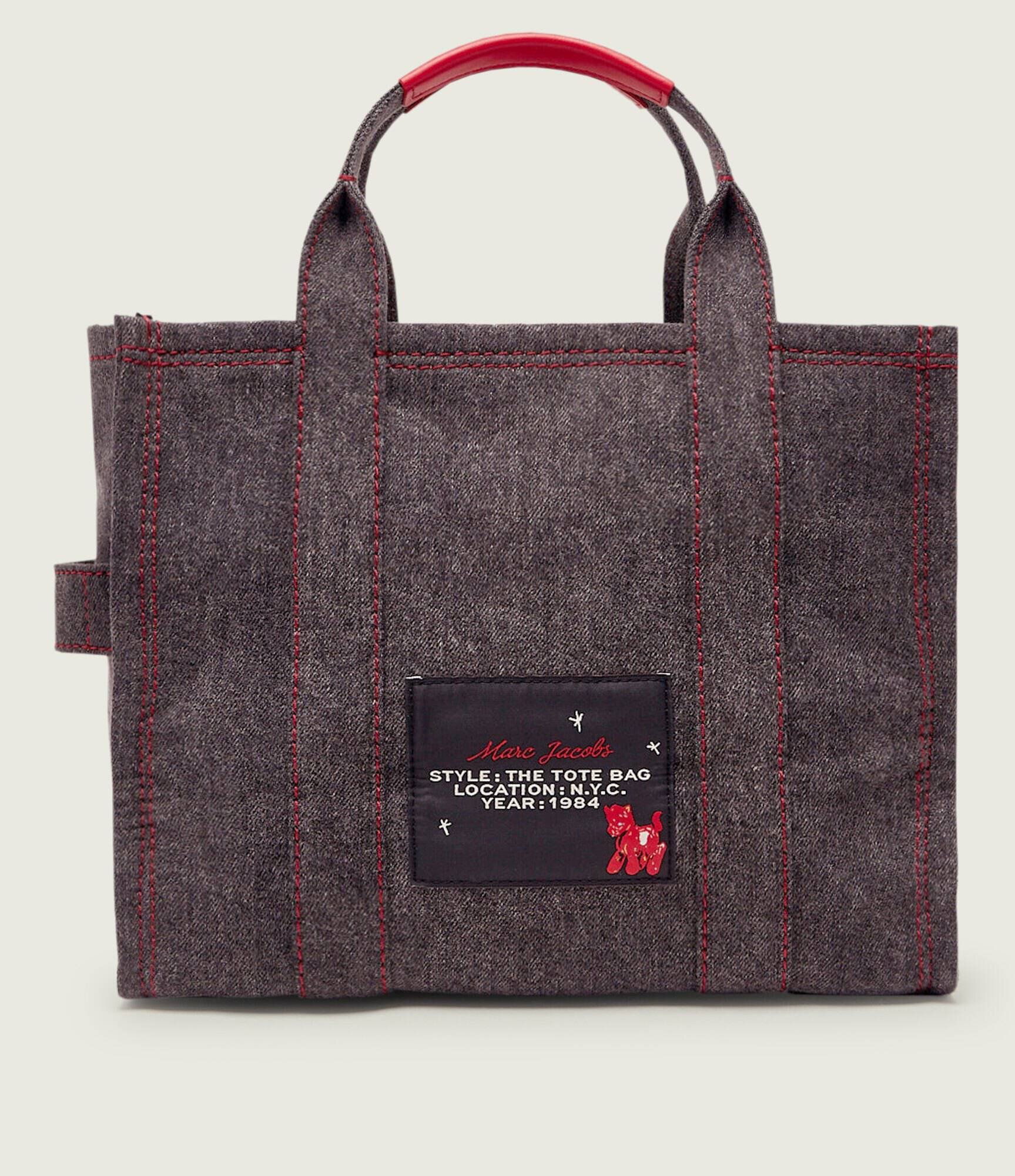 Marc Jacobs De blugi geantă shopper The Year Of The Horse Canvas Medium Tote Bag