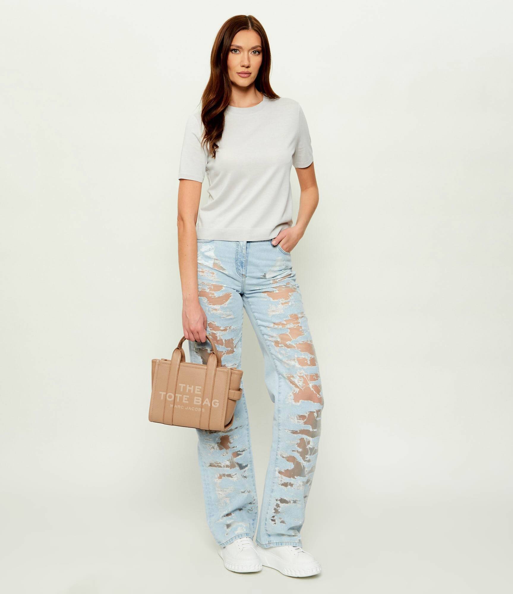 Marc Jacobs De piele geantă pe umăr SMALL TOTE BAG