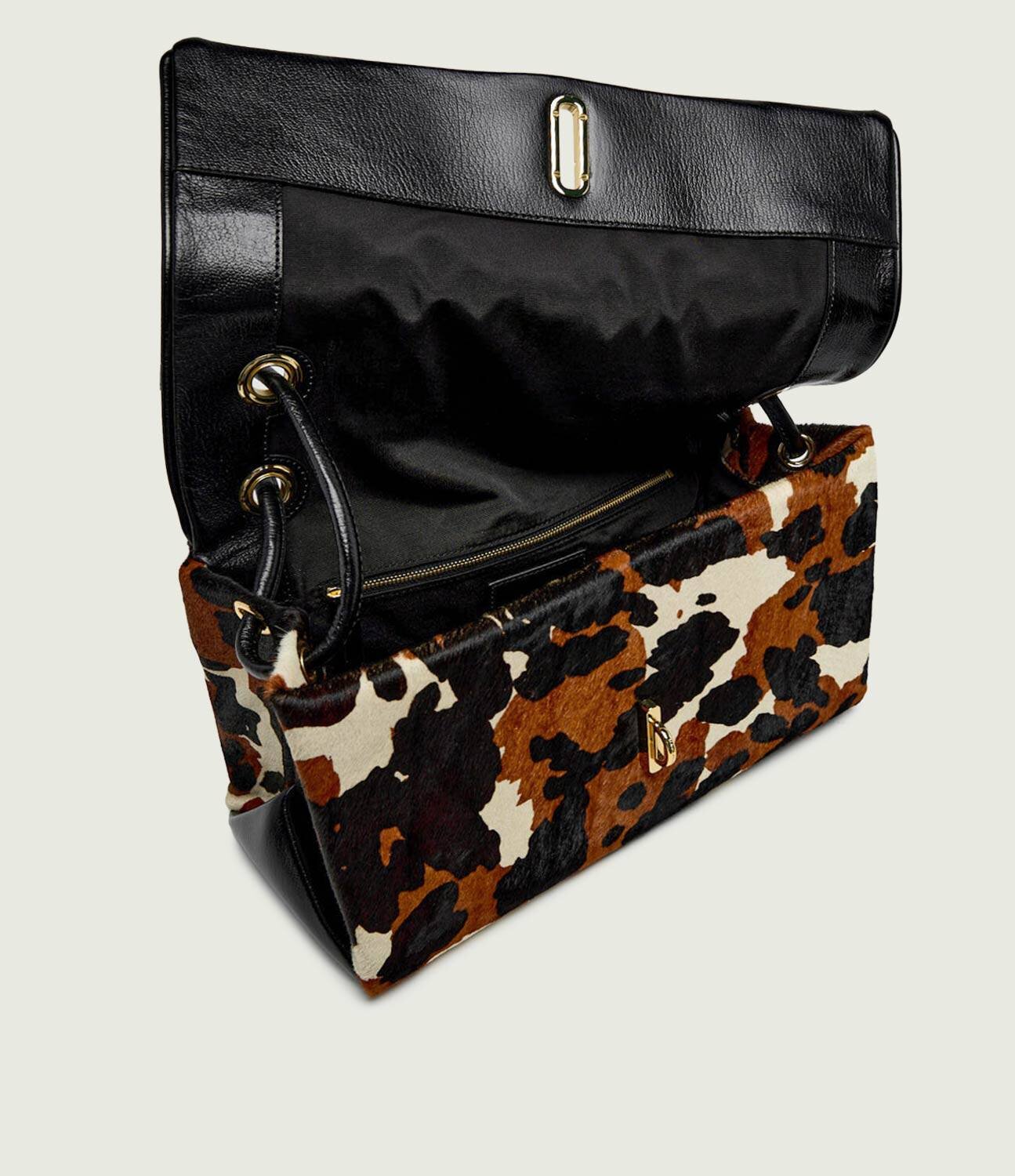 Marc Jacobs De piele geantă pe umăr The Cow Haircalf Large Dual Bag