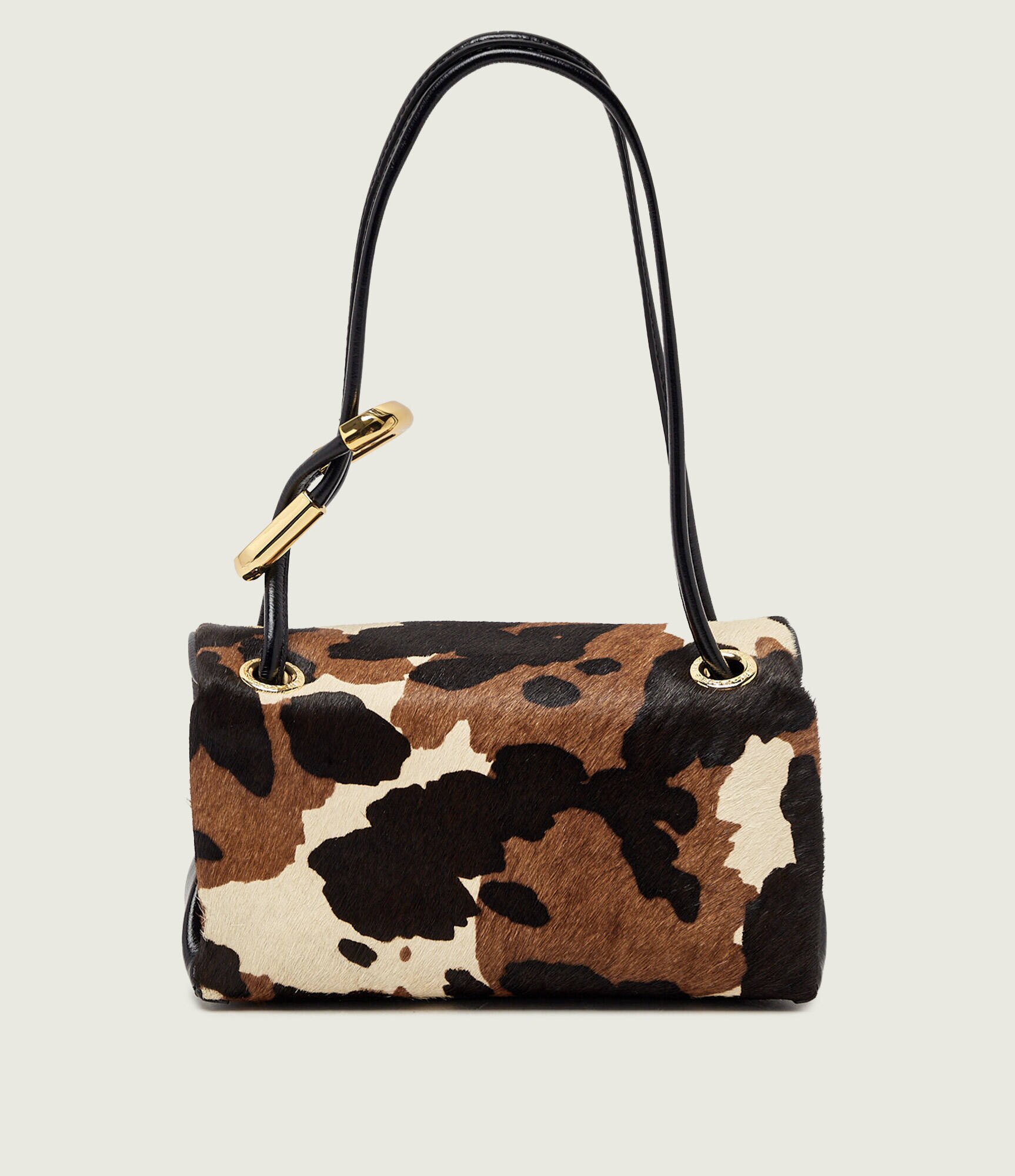 Marc Jacobs De piele geantă pe umăr The Cow Haircalf Mini Dual Shoulder Bag