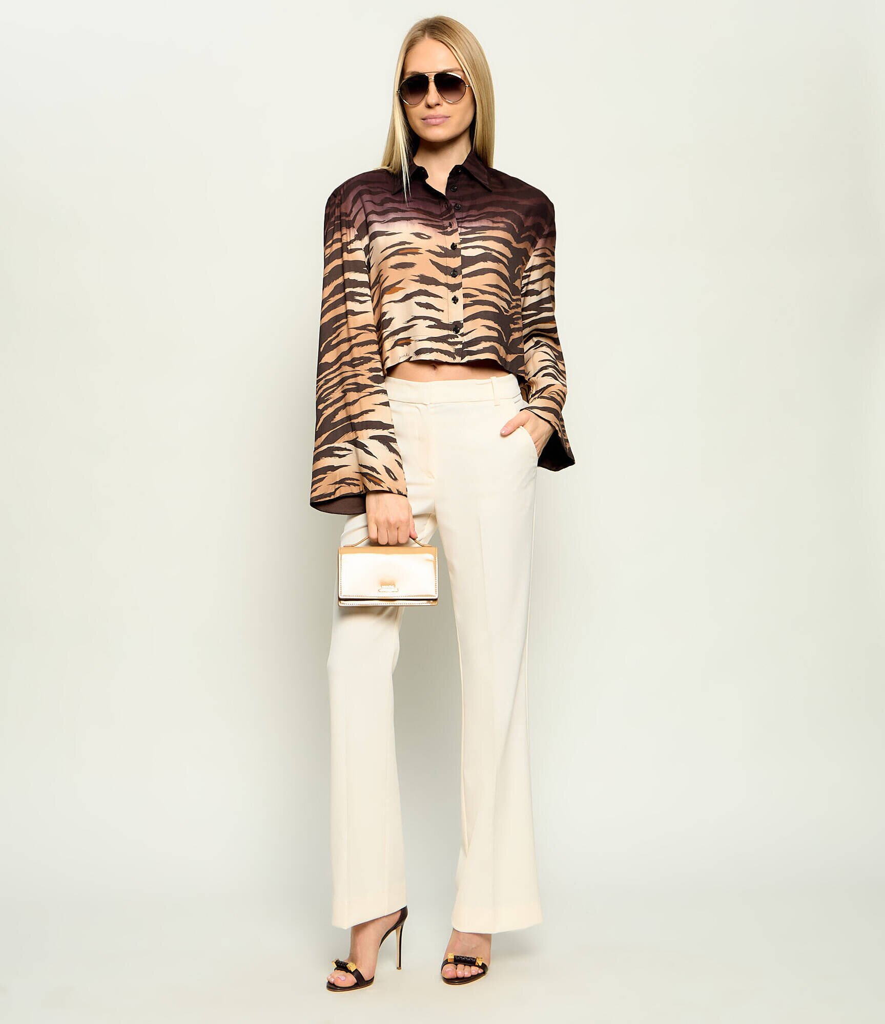 Marc Jacobs De piele geantă pe umăr The Glam Mirror Mini Bag
