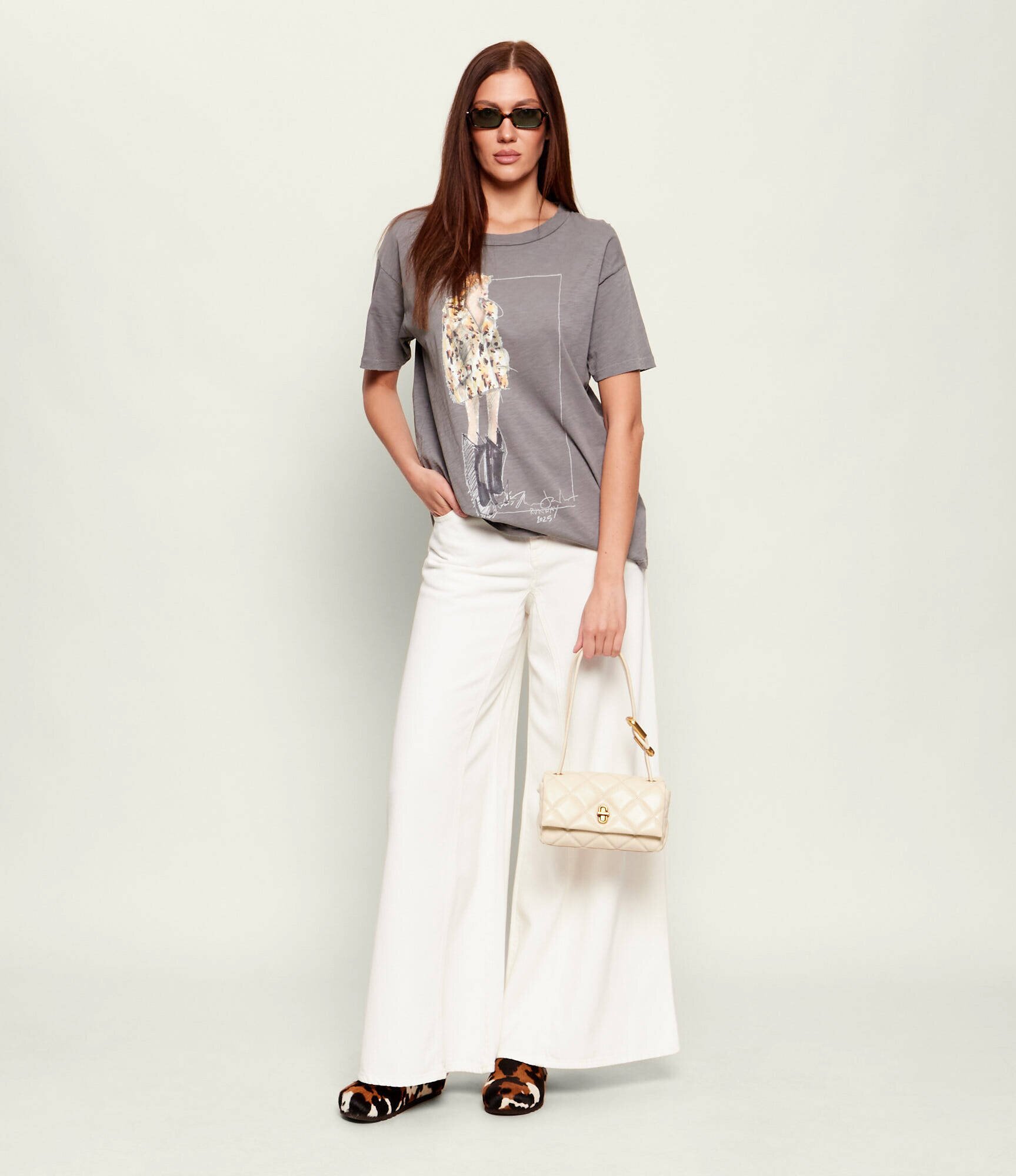 Marc Jacobs De piele geantă pe umăr THE MINI DUAL