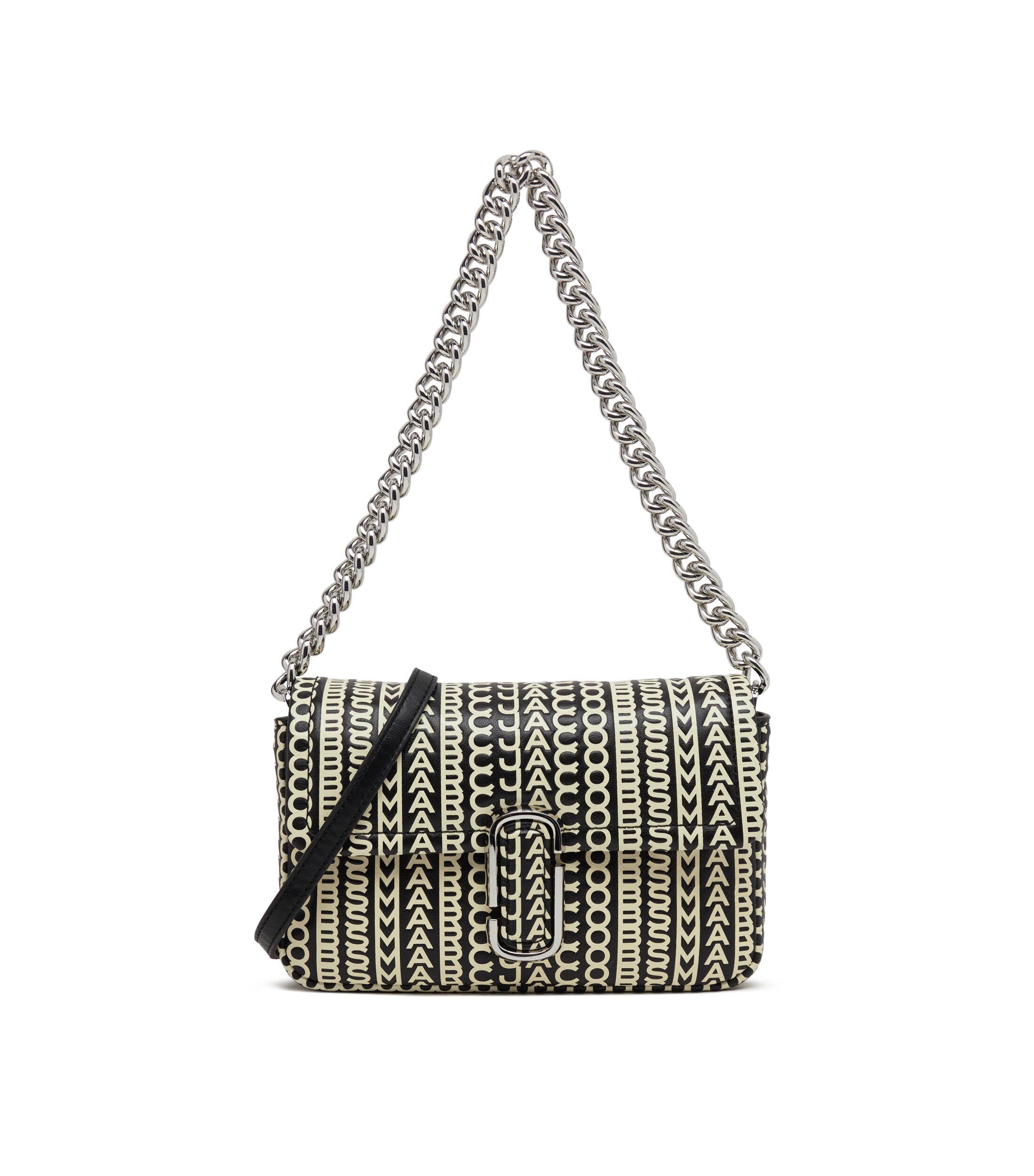 Marc Jacobs De piele geantă pe umăr The Monogram J Marc Shoulder Bag