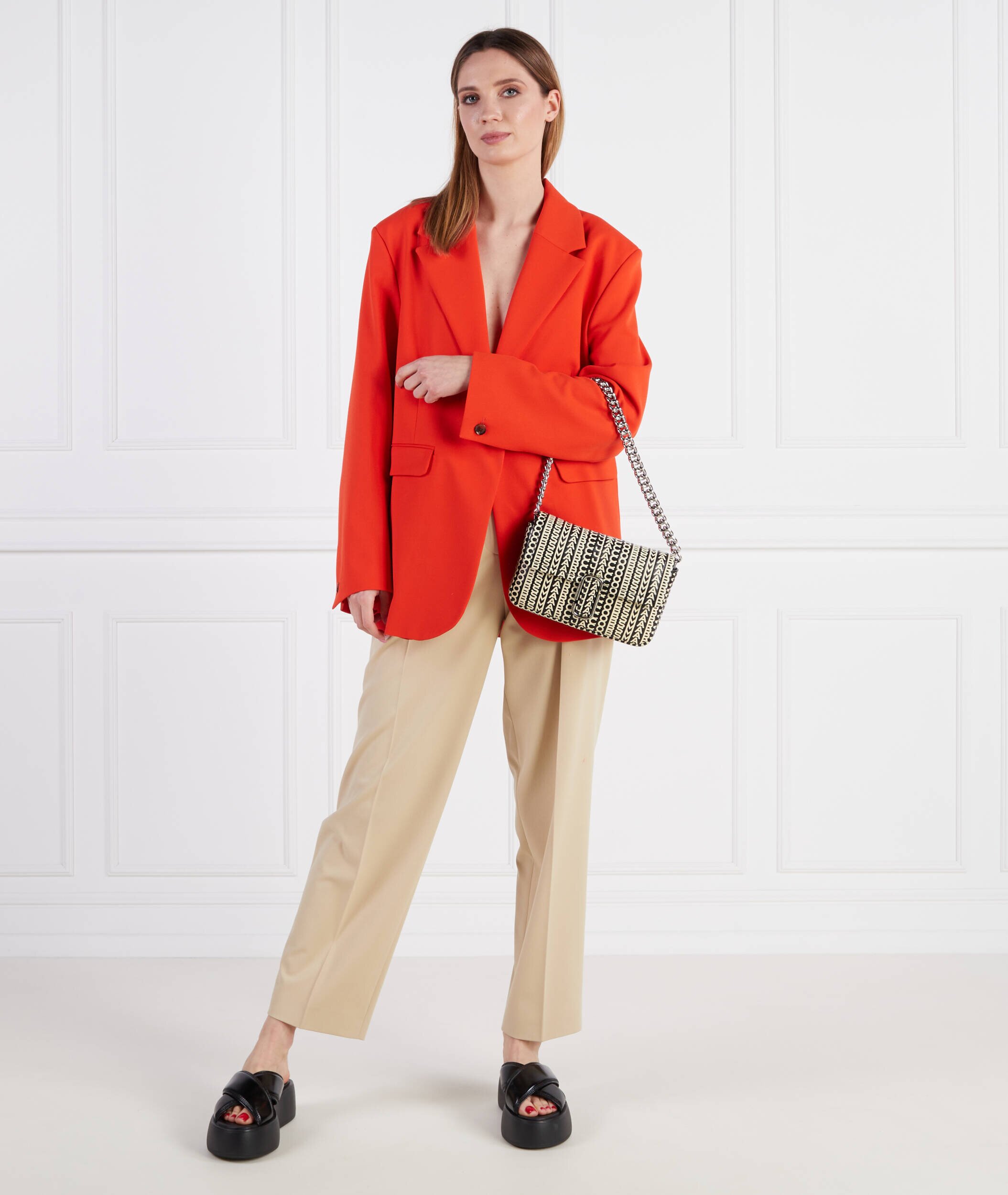 Marc Jacobs De piele geantă pe umăr The Monogram J Marc Shoulder Bag