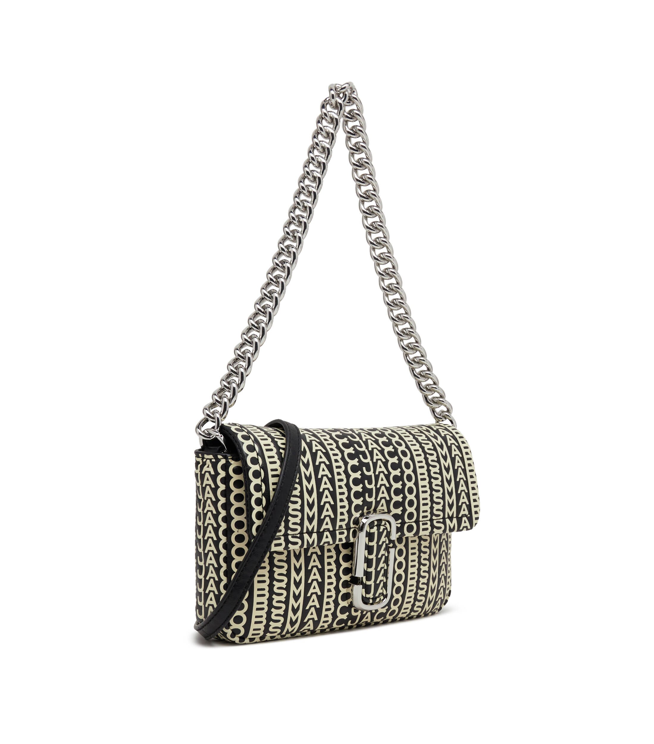 Marc Jacobs De piele geantă pe umăr The Monogram J Marc Shoulder Bag
