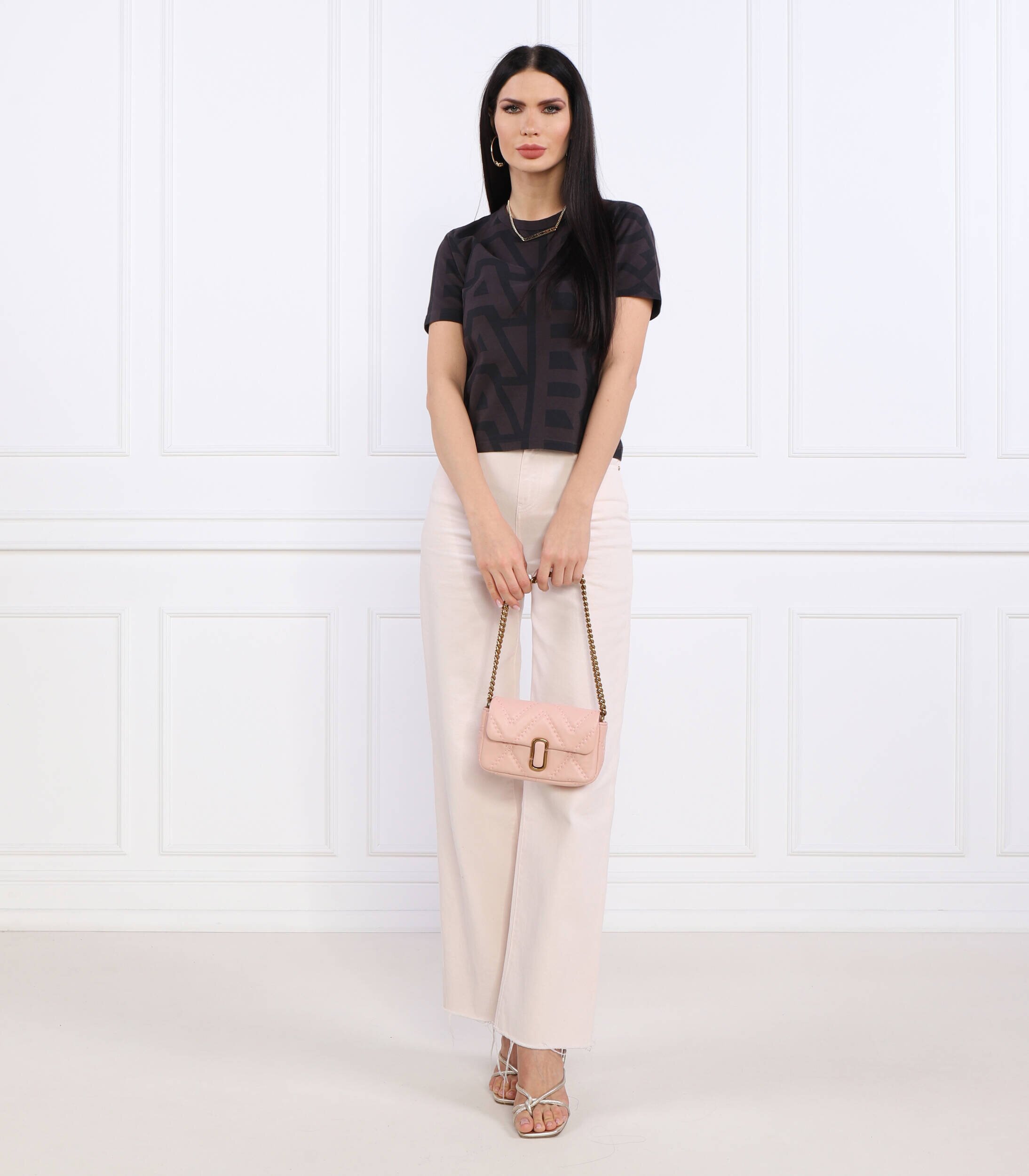 Marc Jacobs De piele geantă pe umăr The Quilted Leather J Marc Mini