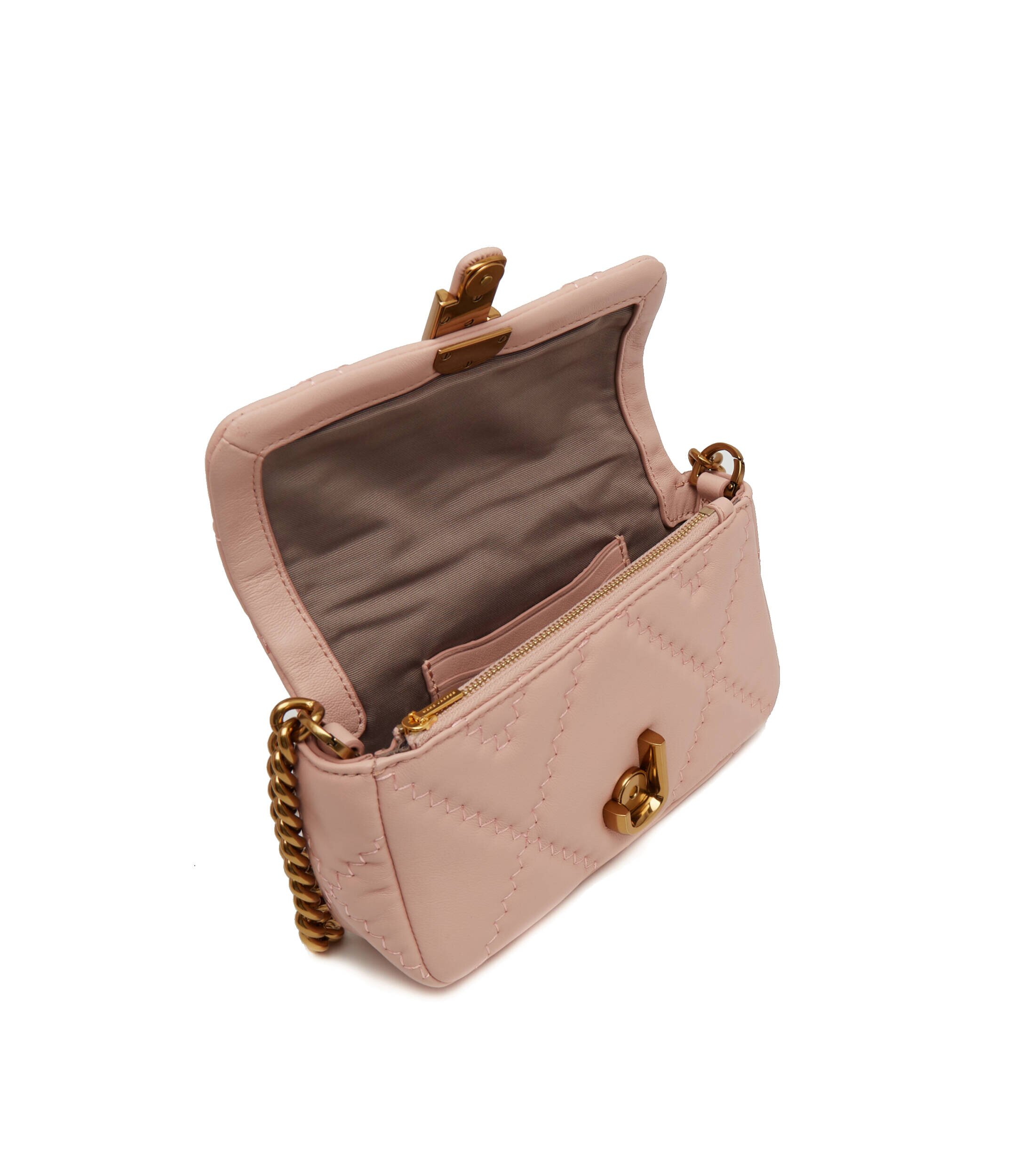Marc Jacobs De piele geantă pe umăr The Quilted Leather J Marc Mini