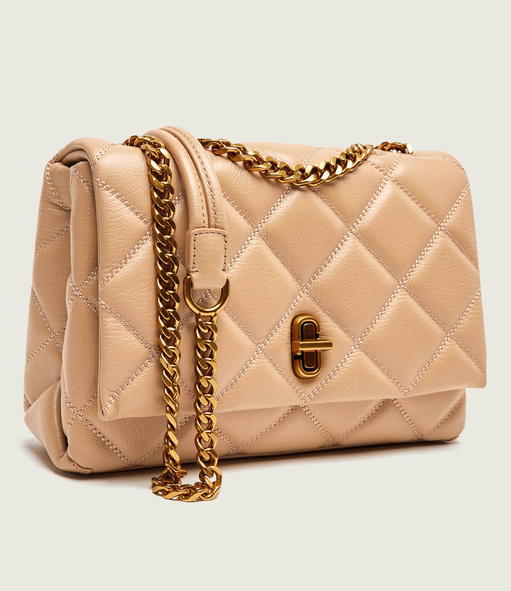 Marc Jacobs De piele geantă pe umăr THE SLIM DUAL CHAIN SHOULDER
