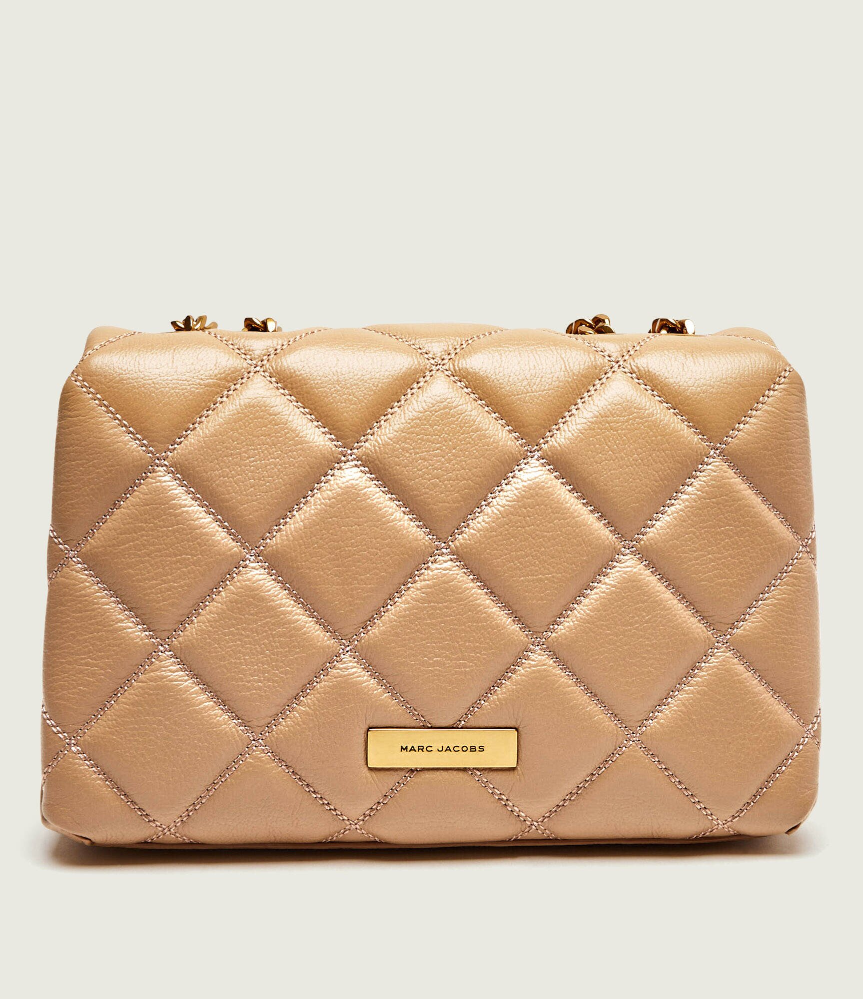 Marc Jacobs De piele geantă pe umăr THE SLIM DUAL CHAIN SHOULDER