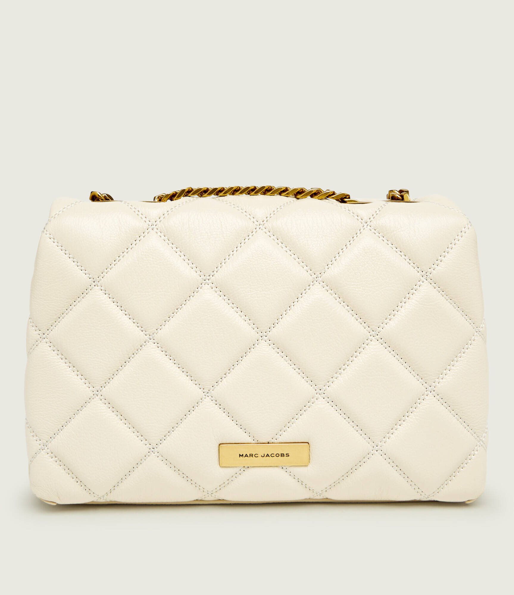 Marc Jacobs De piele geantă pe umăr THE SLIM DUAL CHAIN SHOULDER