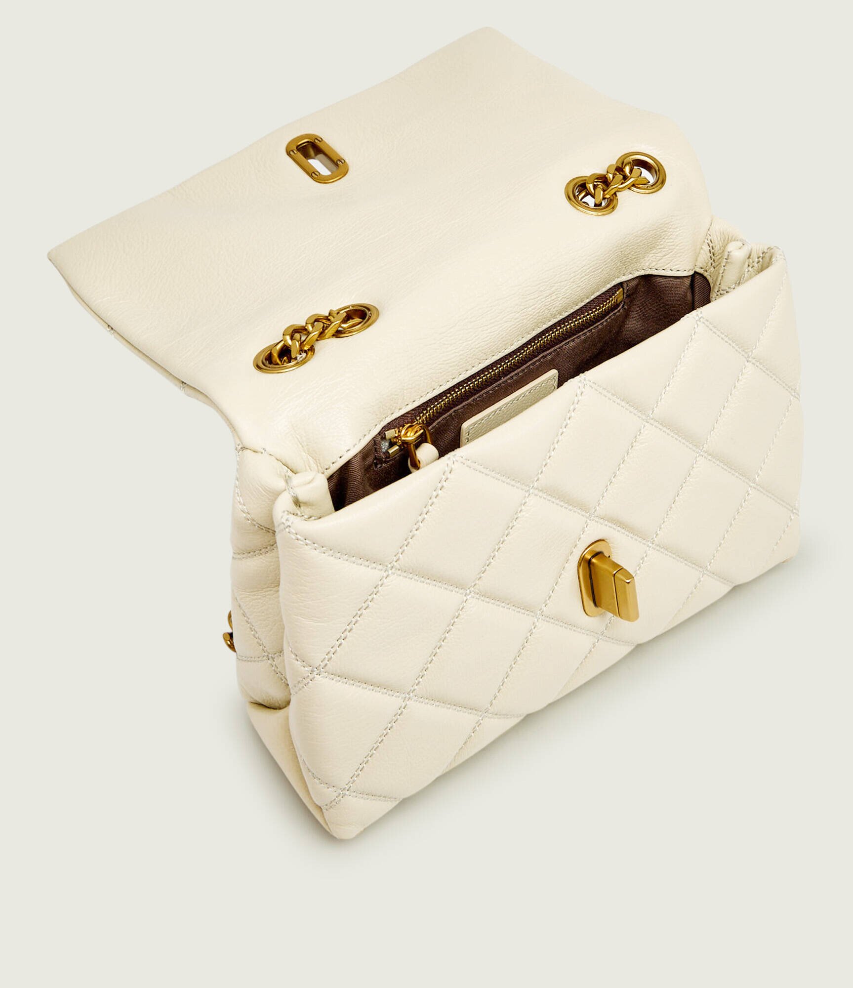 Marc Jacobs De piele geantă pe umăr THE SLIM DUAL CHAIN SHOULDER