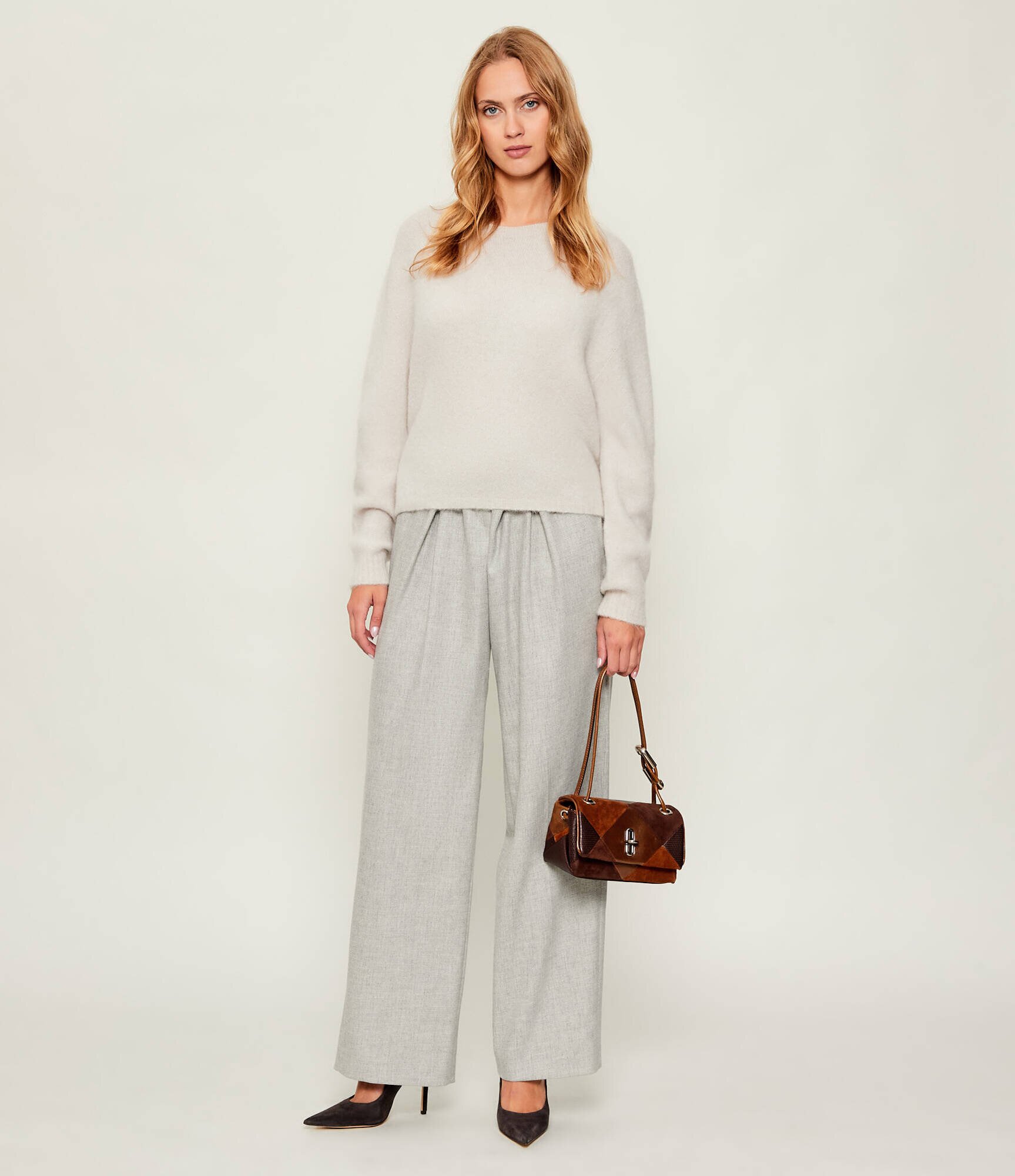 Marc Jacobs De piele geantă pe umăr The Suede Patchwork Mini Dual | piele întoarsă