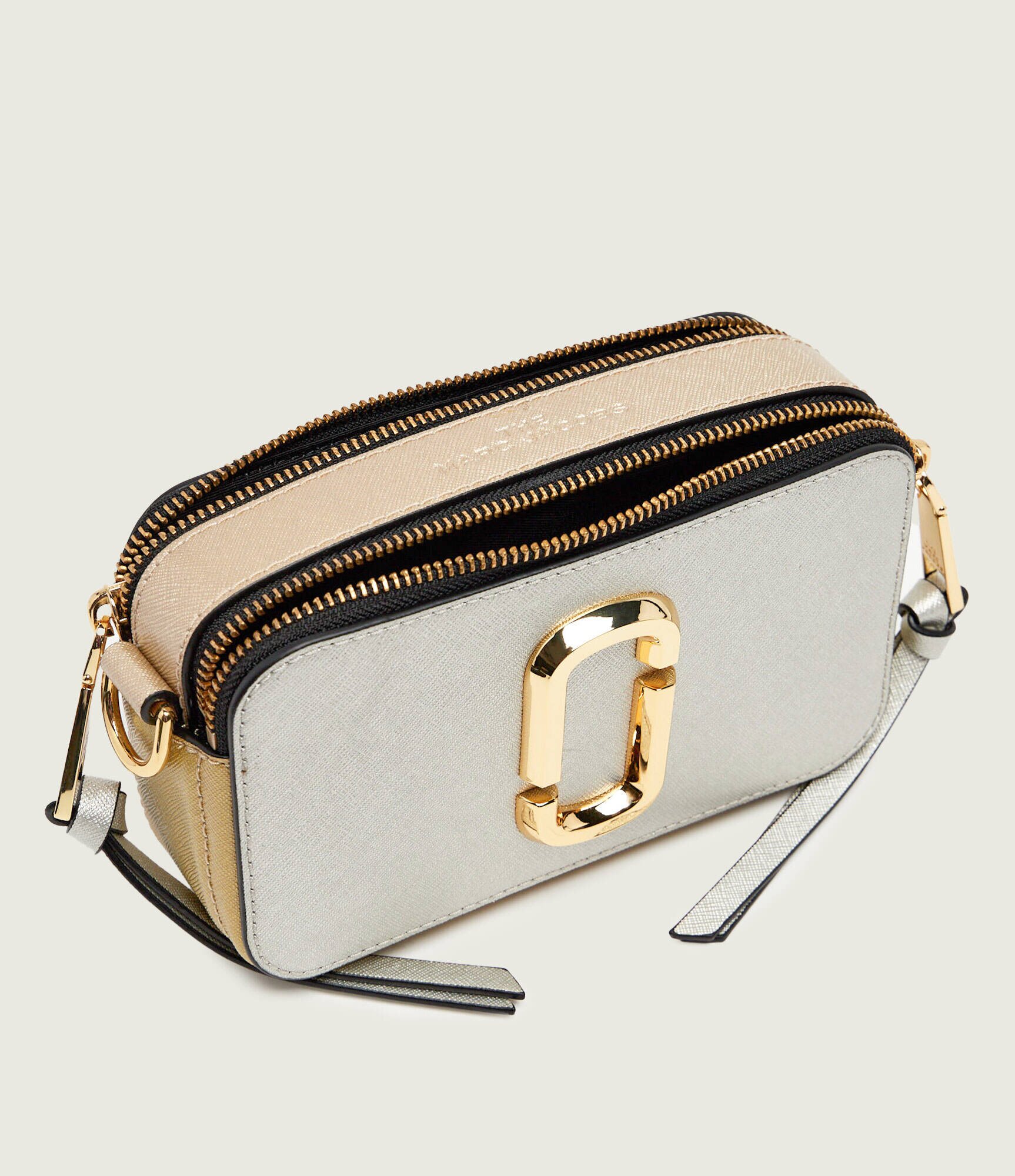 Marc Jacobs De piele geantă poștaș Metallic Cb Chain Snapshot