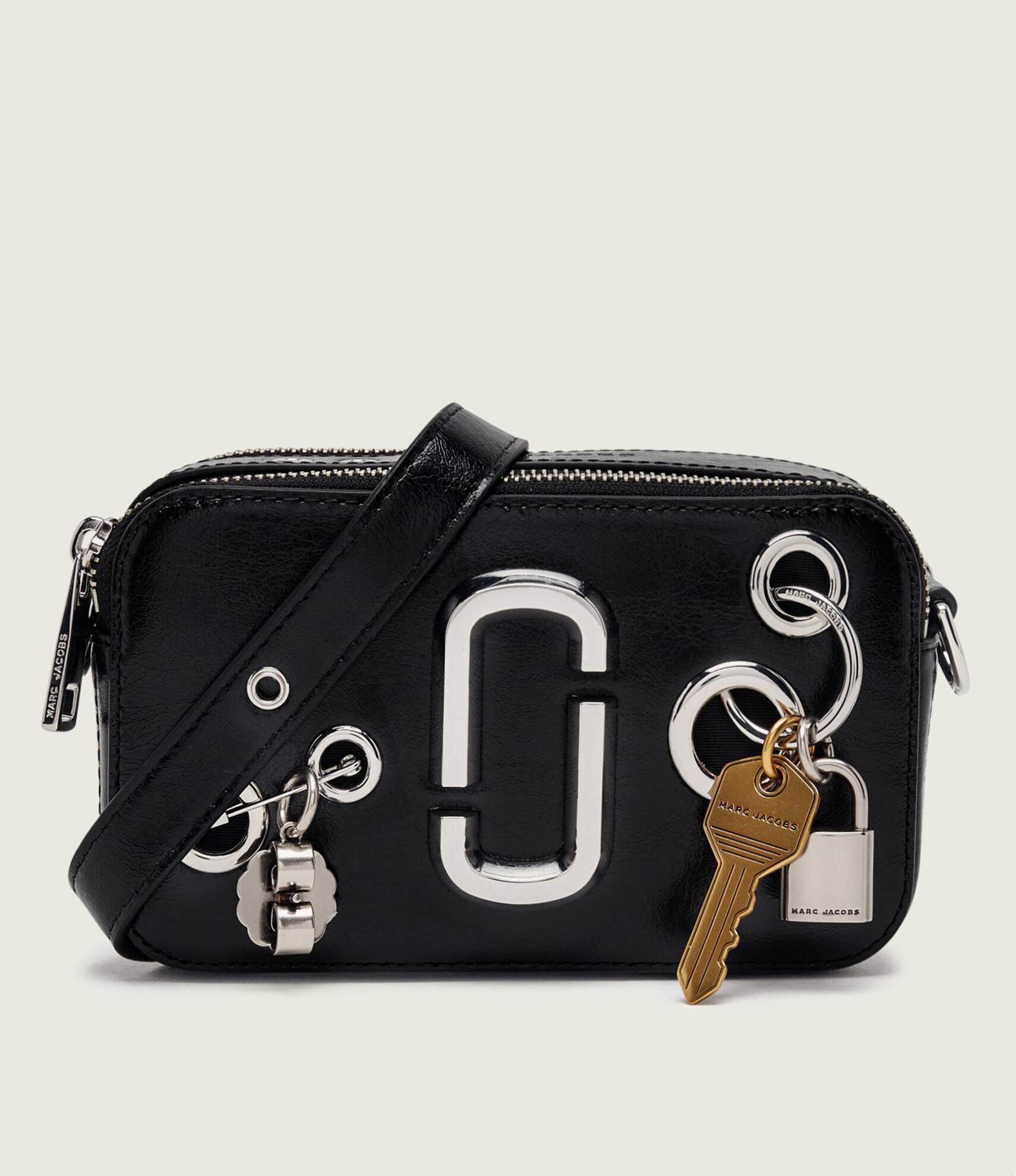 Marc Jacobs De piele geantă poștaș The Grommet Charm Snapshot