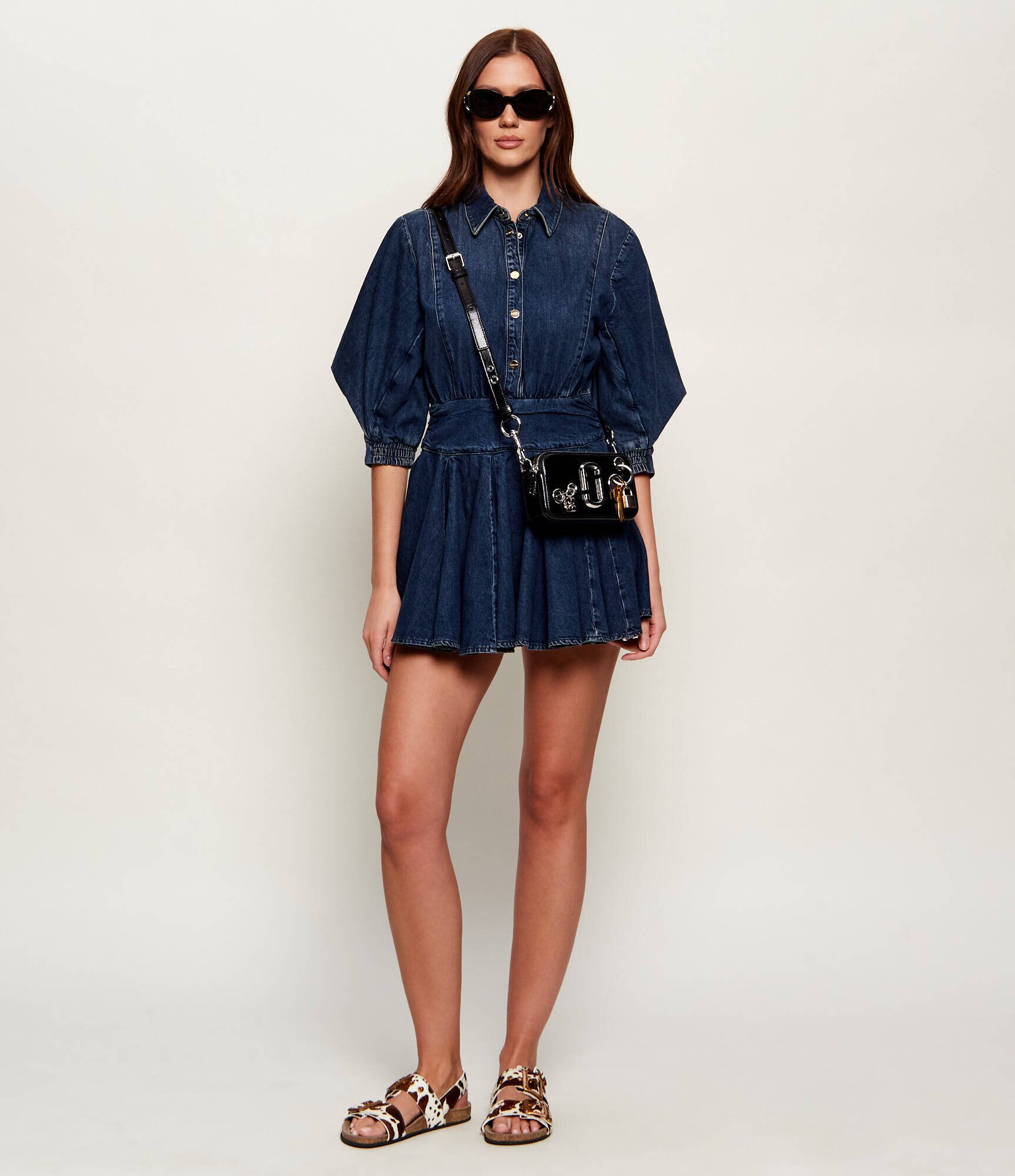 Marc Jacobs De piele geantă poștaș The Grommet Charm Snapshot