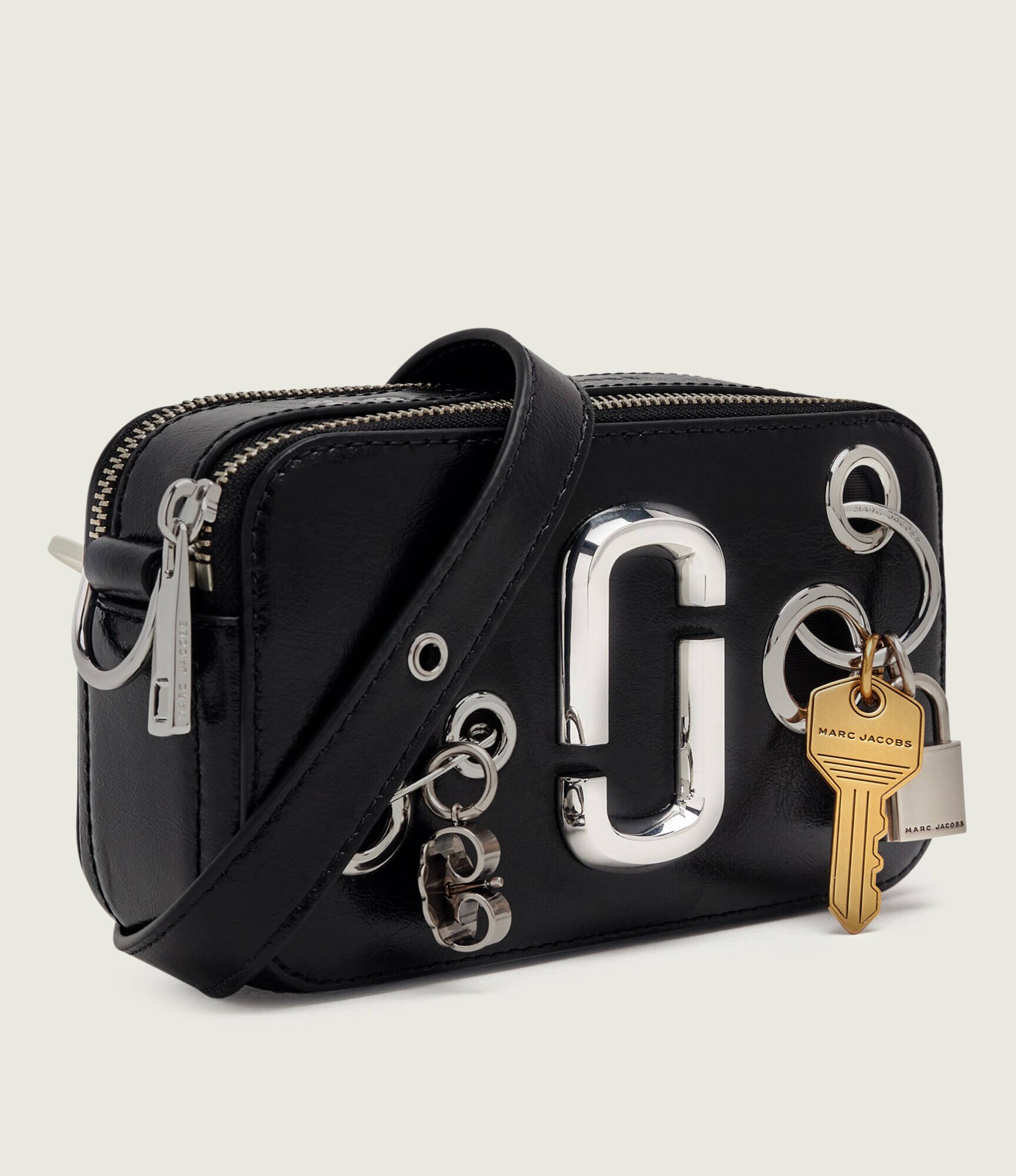 Marc Jacobs De piele geantă poștaș The Grommet Charm Snapshot