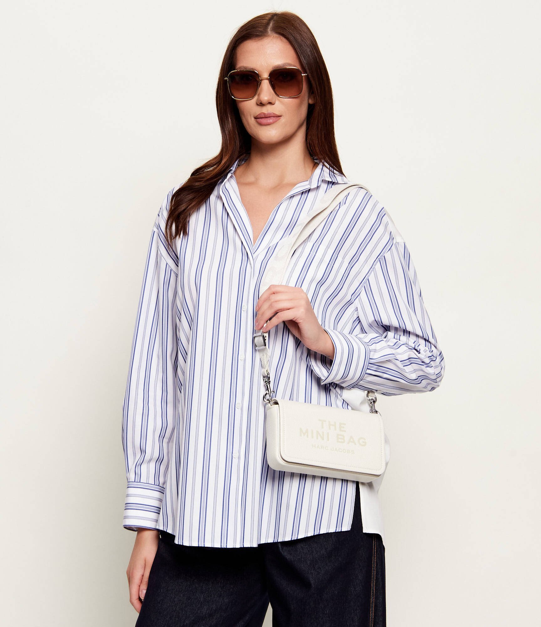 Marc Jacobs De piele geantă poștaș The Mini Bag