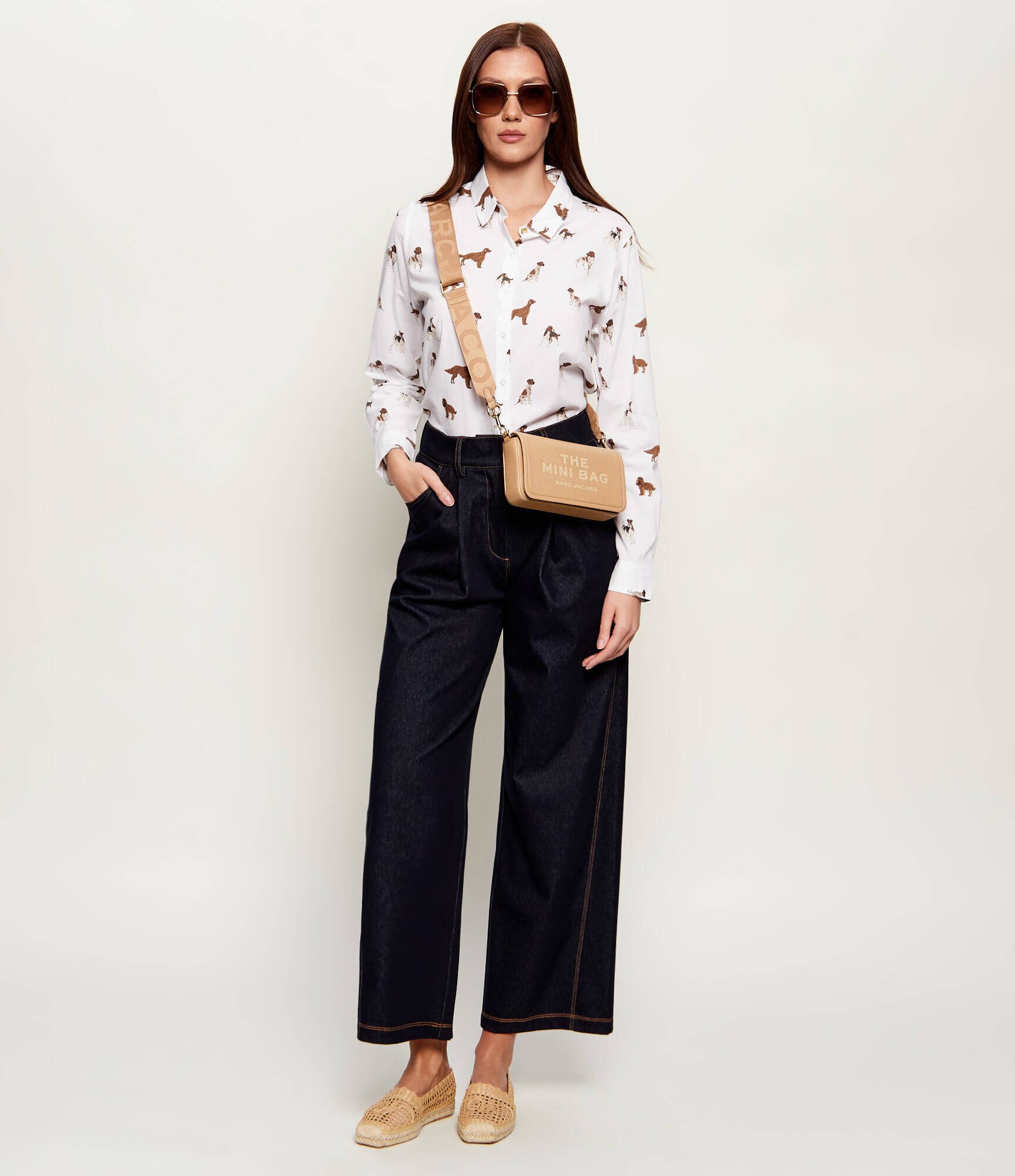 Marc Jacobs De piele geantă poștaș The Mini Bag