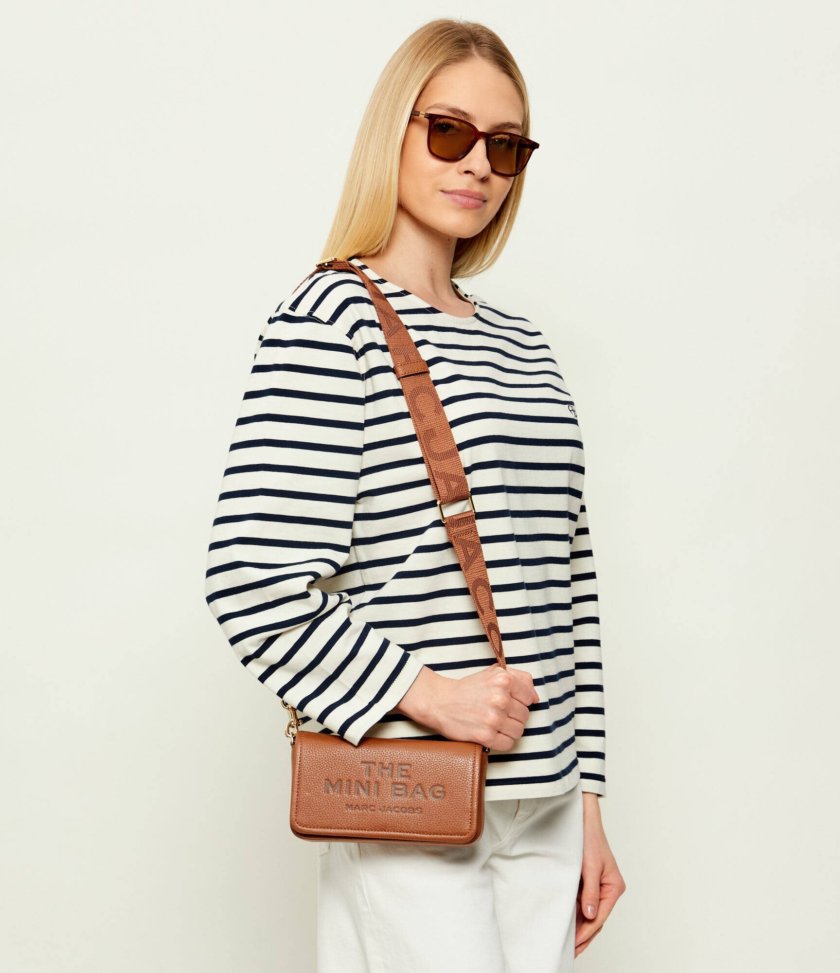 Marc Jacobs De piele geantă poștaș The Mini Bag
