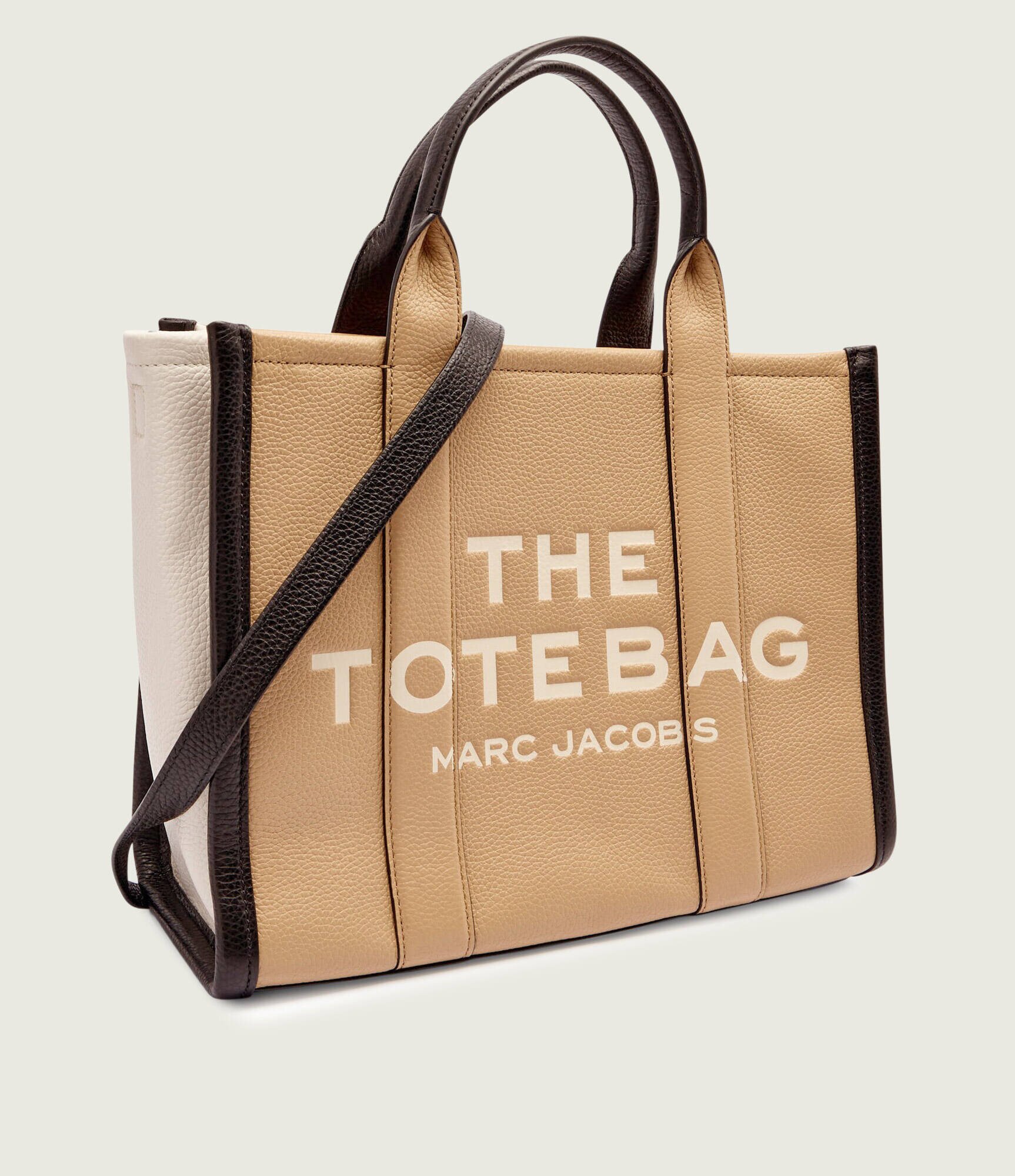 Marc Jacobs De piele geantă shopper The Colorblock Medium Tote Bag