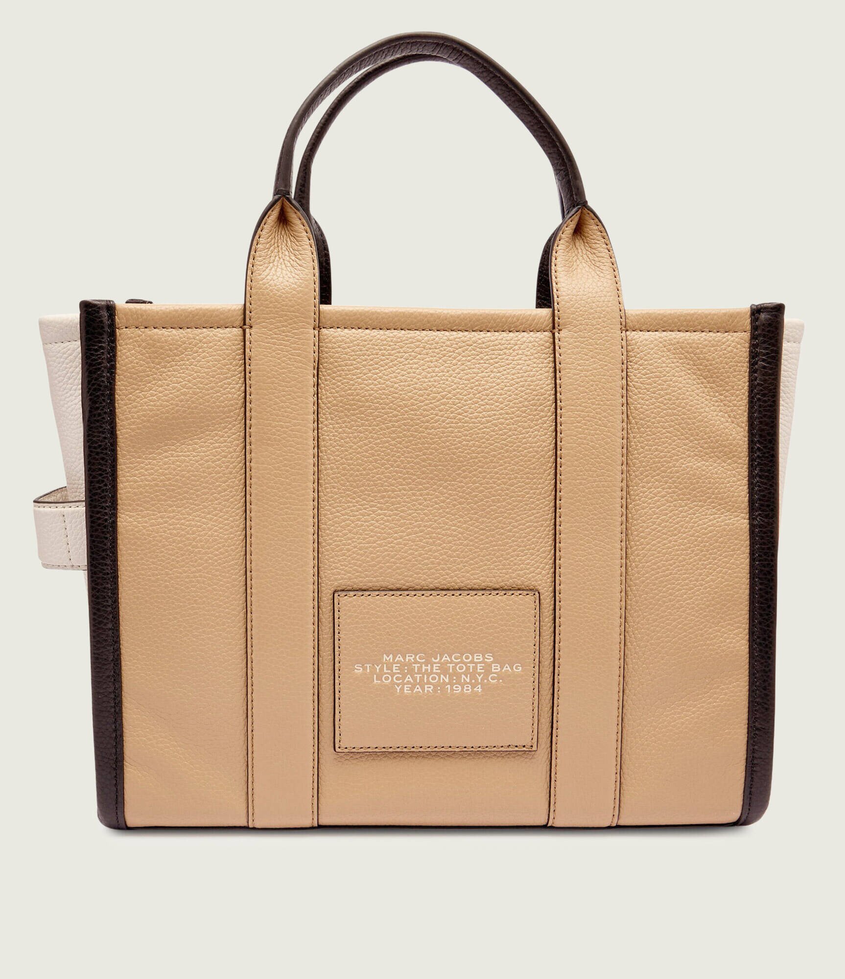Marc Jacobs De piele geantă shopper The Colorblock Medium Tote Bag