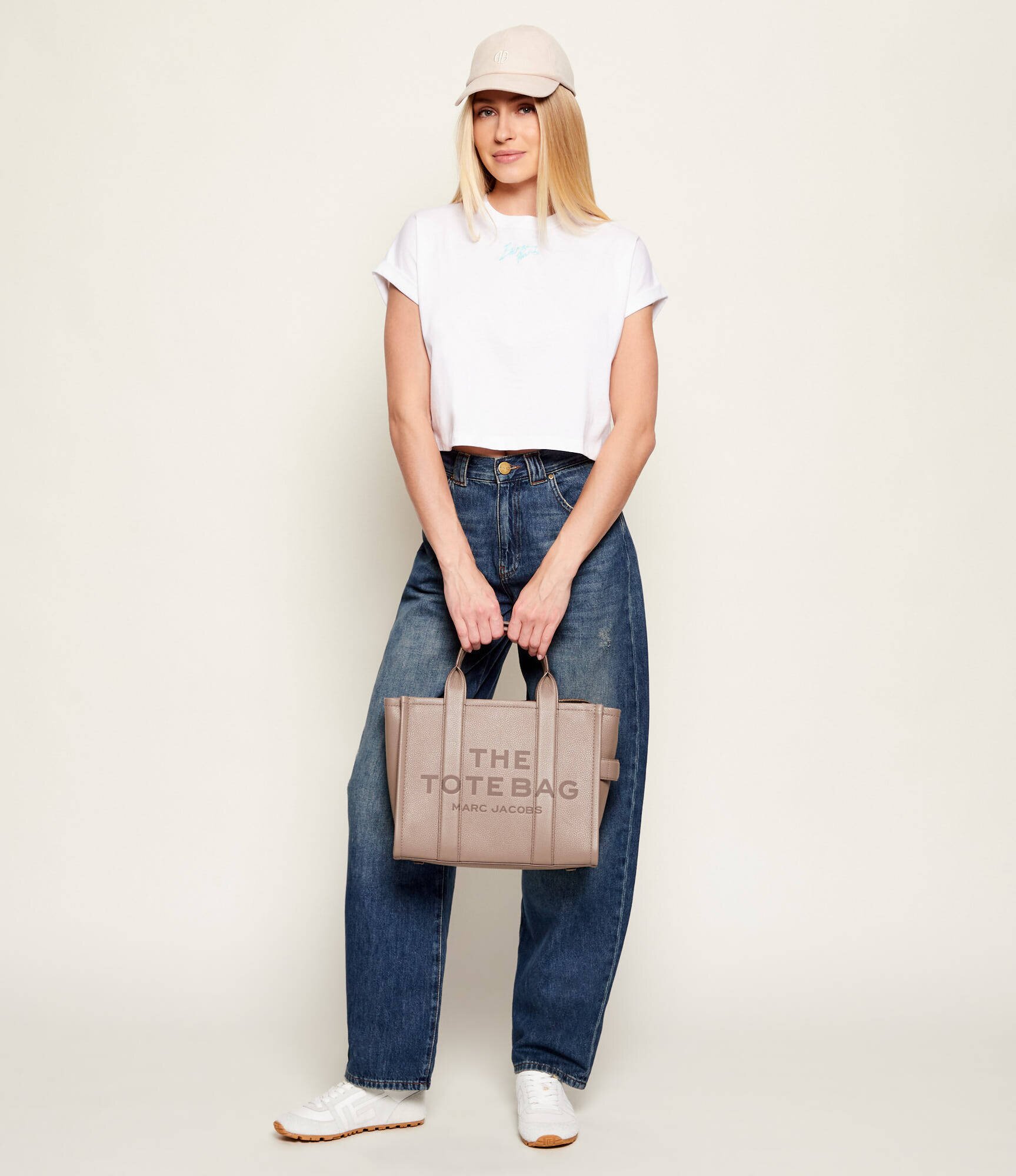 Marc Jacobs De piele geantă shopper THE LEATHER MEDIUM TOTE