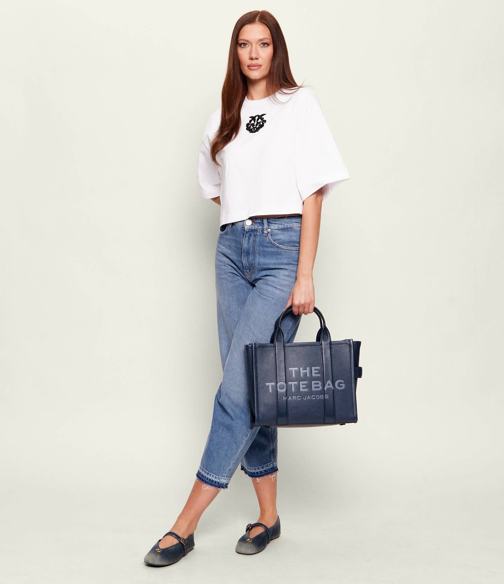 Marc Jacobs De piele geantă shopper The Leather Medium Tote Bag