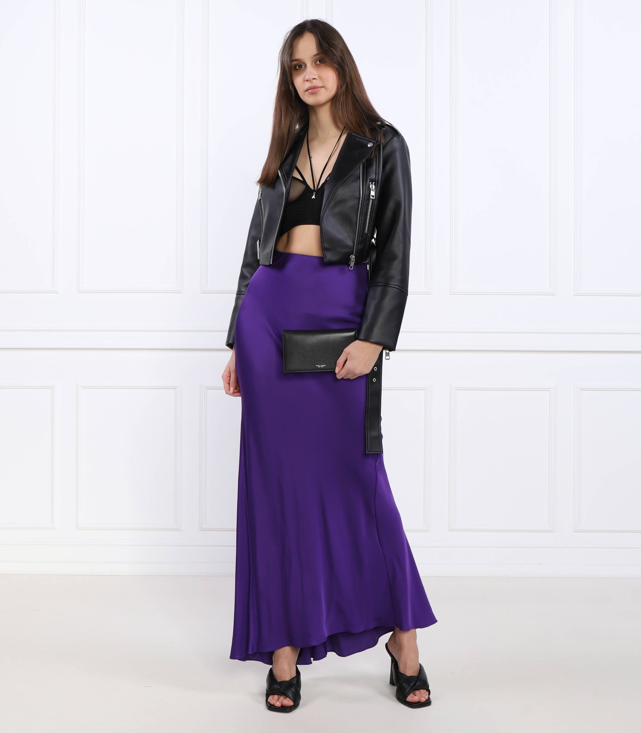 Marc Jacobs De piele poșetă plic THE SLIM 84 MINI