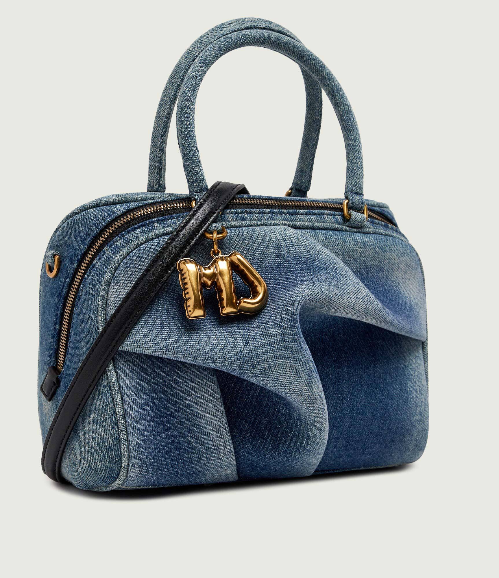 Marc Jacobs Denim cufăr The Denim Small Wave