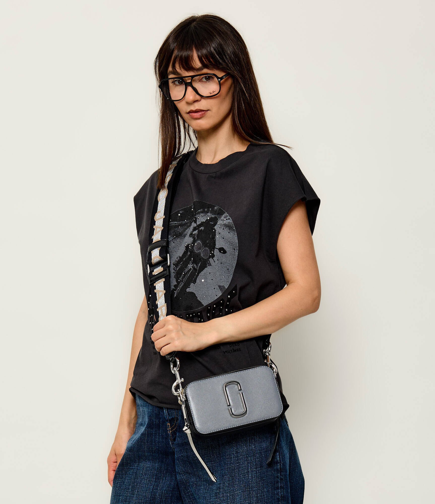 Marc Jacobs Geantă poștaș The Colorblock Chain Snapshot