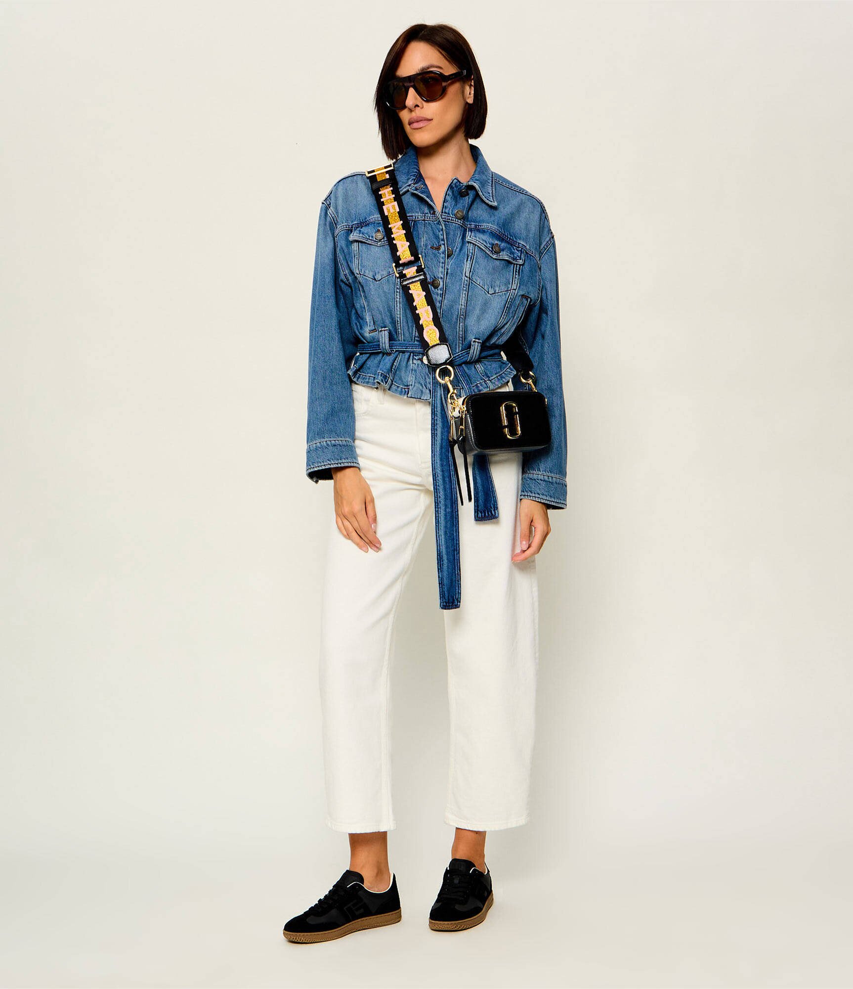 Marc Jacobs Geantă poștaș The Colorblock Chain Snapshot