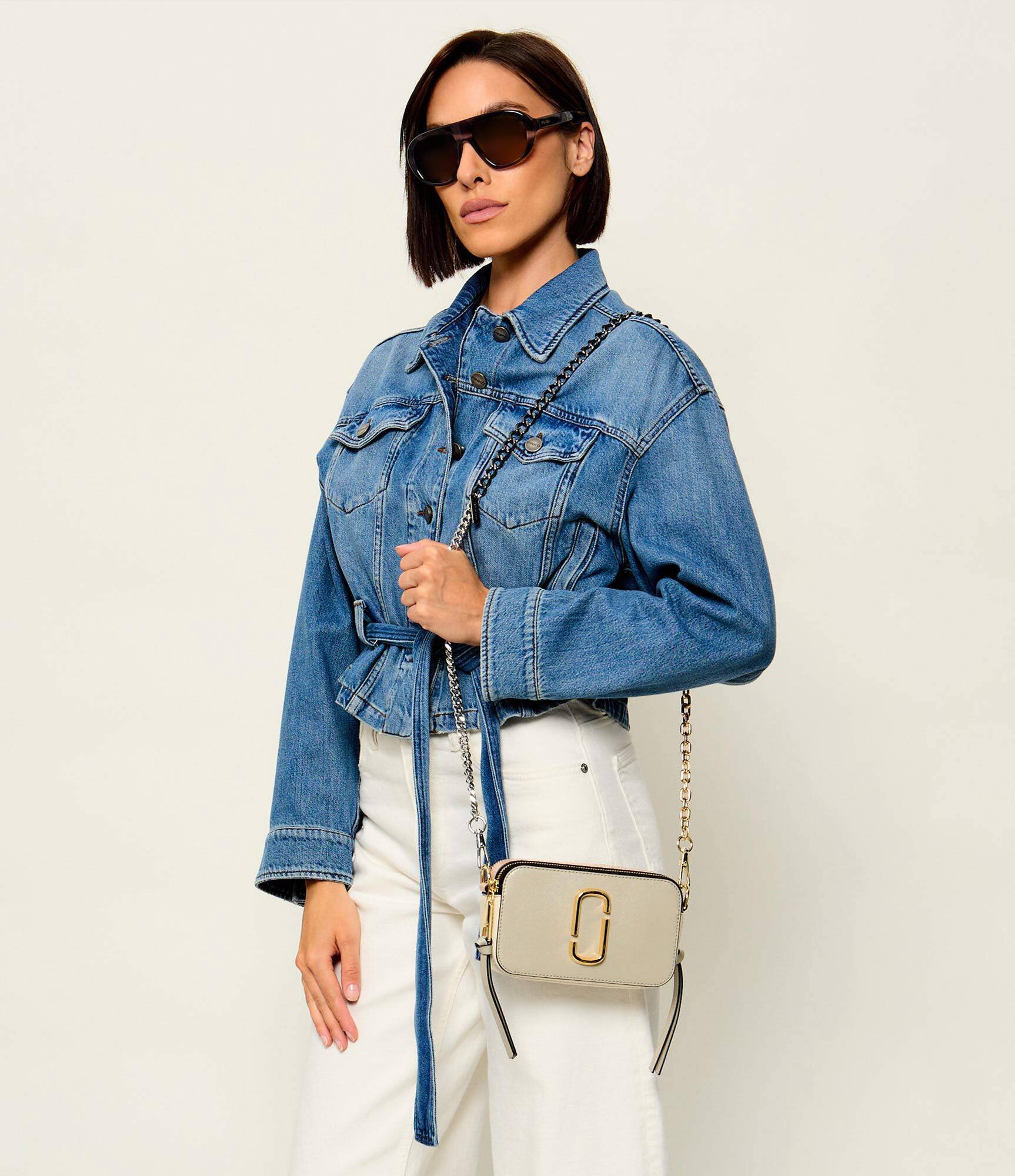Marc Jacobs Geantă poștaș The Colorblock Chain Snapshot