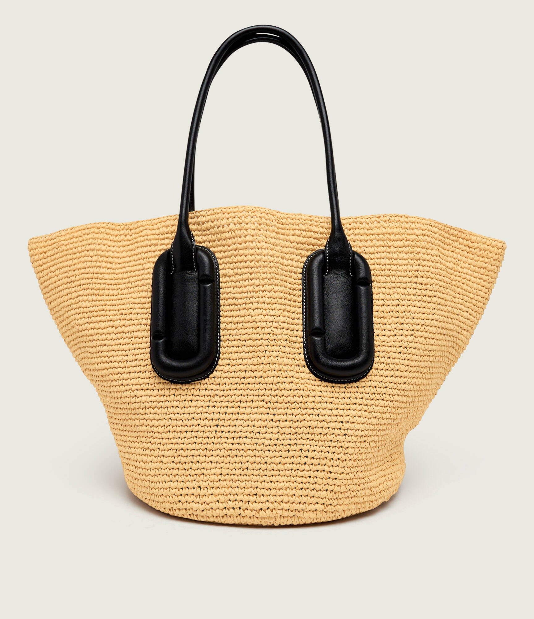 Marc Jacobs Geantă shopper + borsetă Babe Ttote In Wowen cu adaos de piele