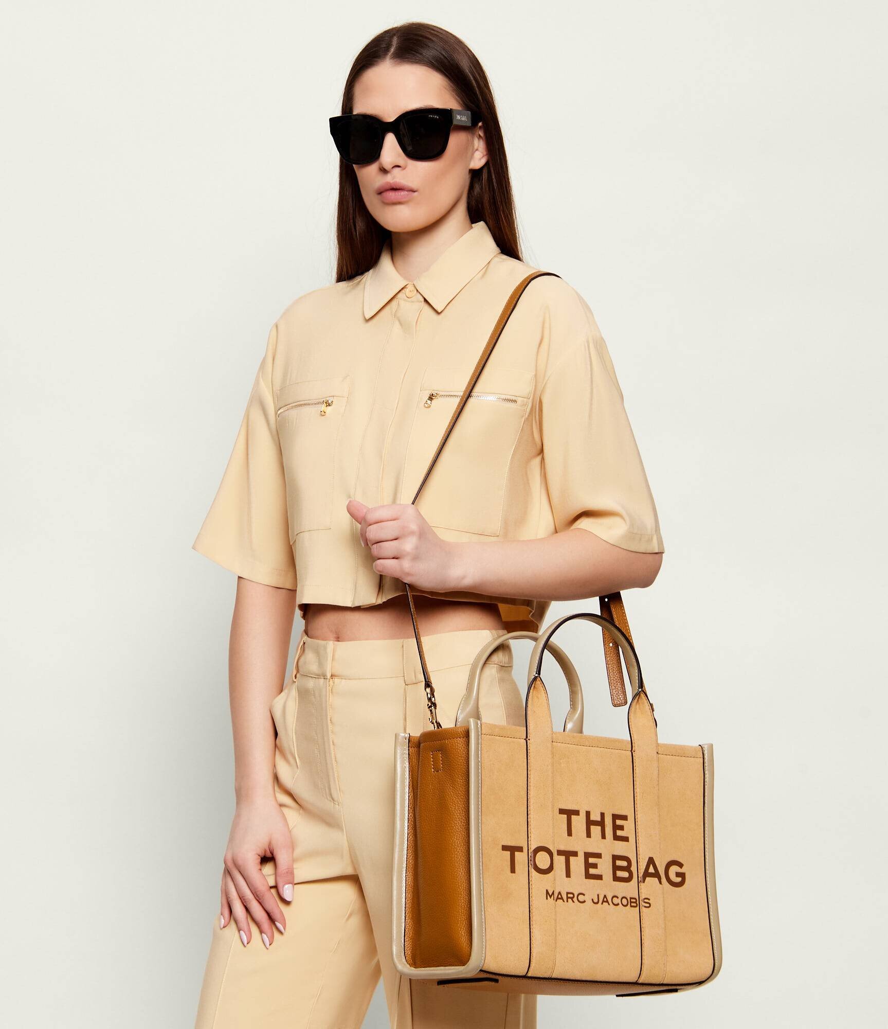 Marc Jacobs Geantă shopper The Suede Medium Tote Bag | piele întoarsă
