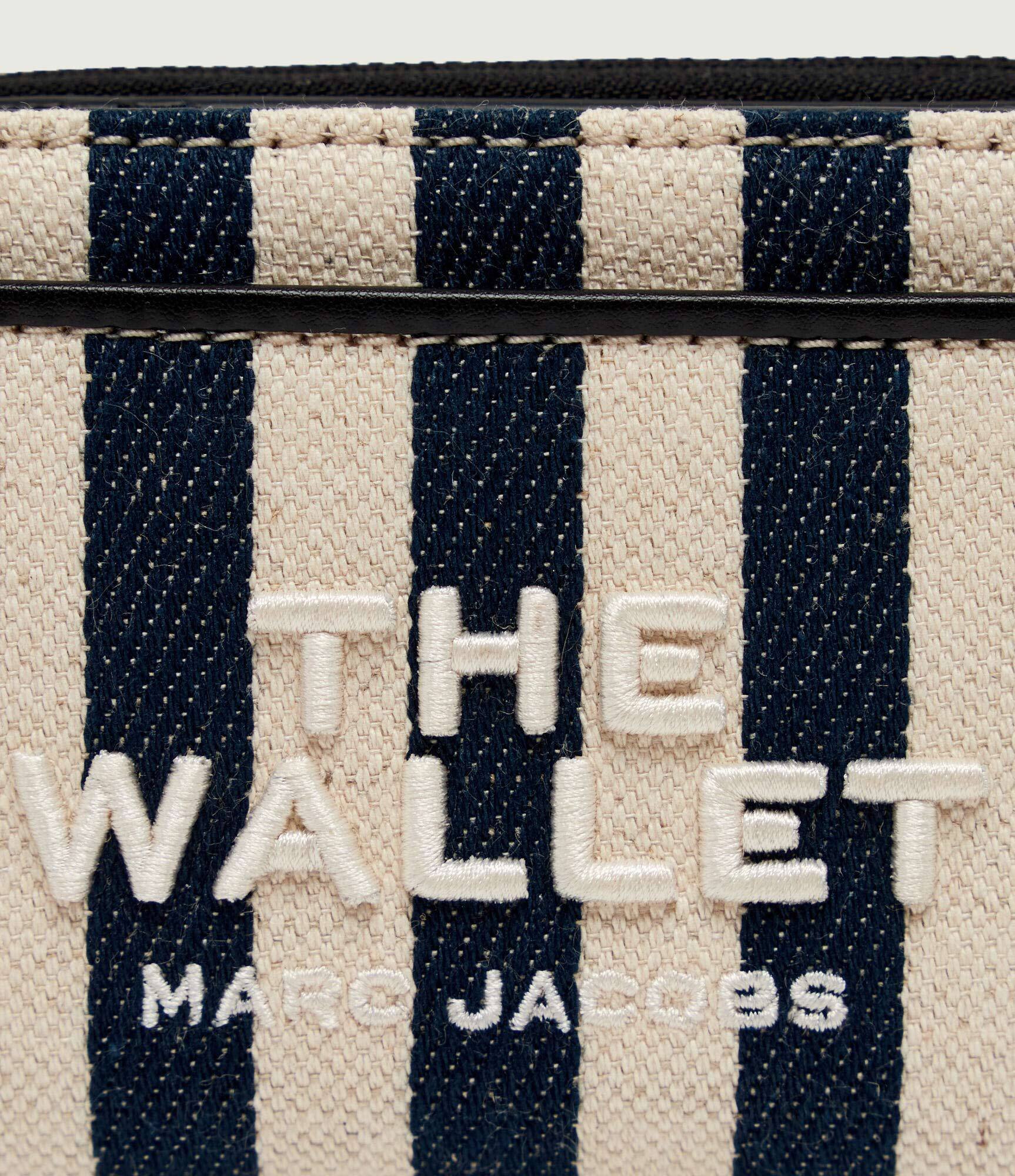Marc Jacobs Portofel The Stripe Canvas Mini Compact