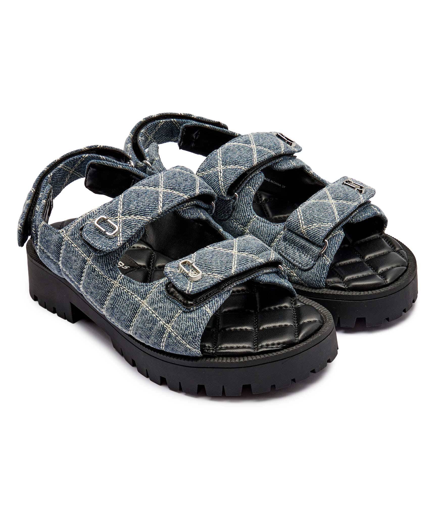Marc Jacobs Sandale Sunny cu adaos de piele