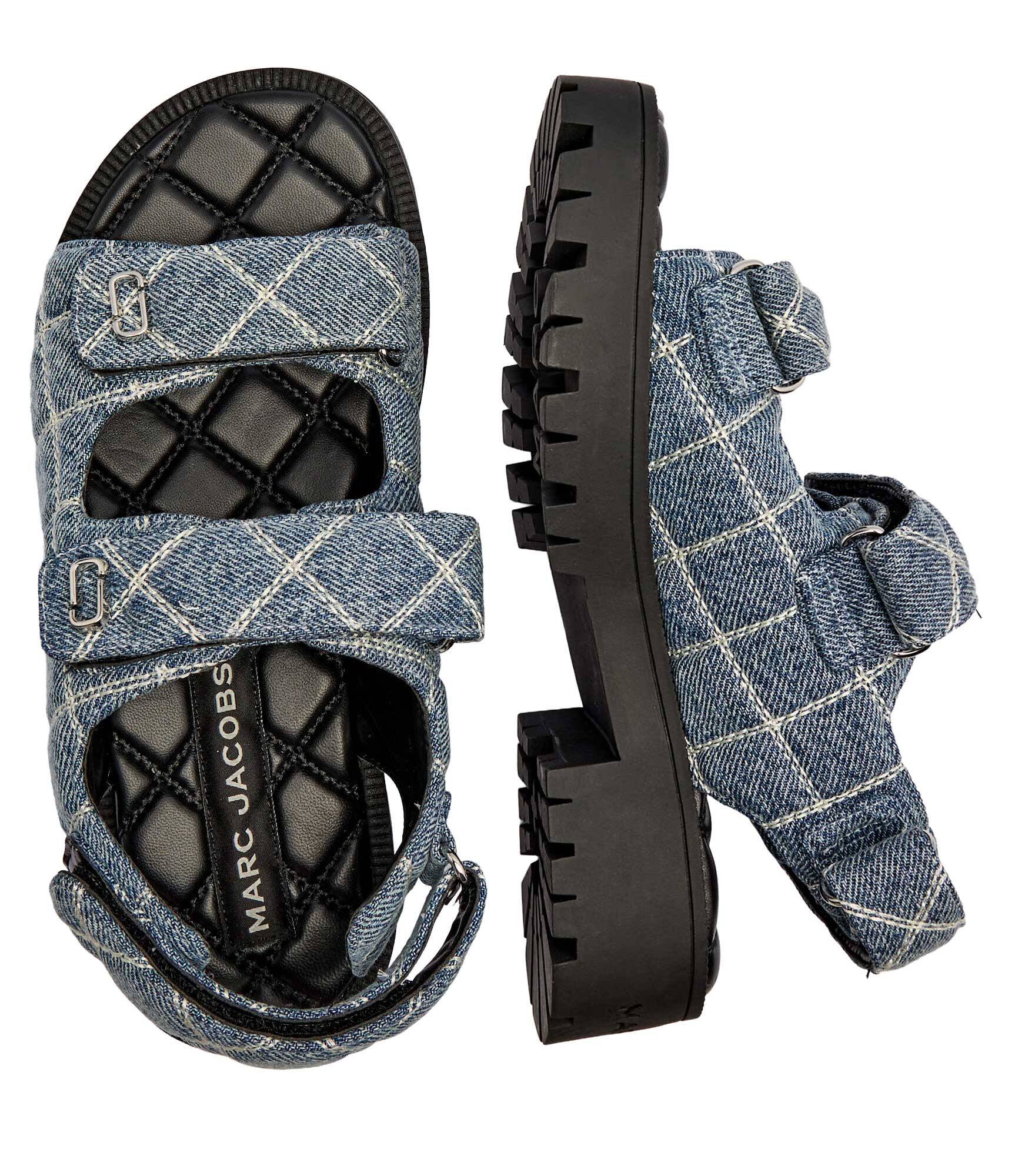 Marc Jacobs Sandale Sunny cu adaos de piele