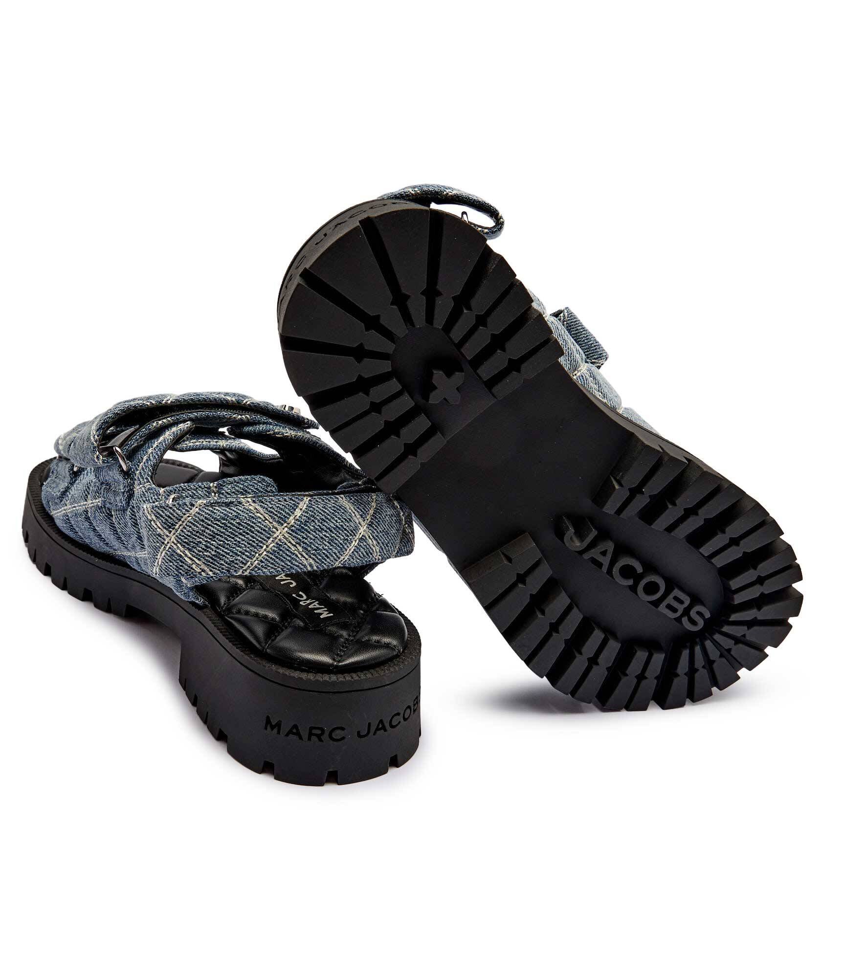 Marc Jacobs Sandale Sunny cu adaos de piele