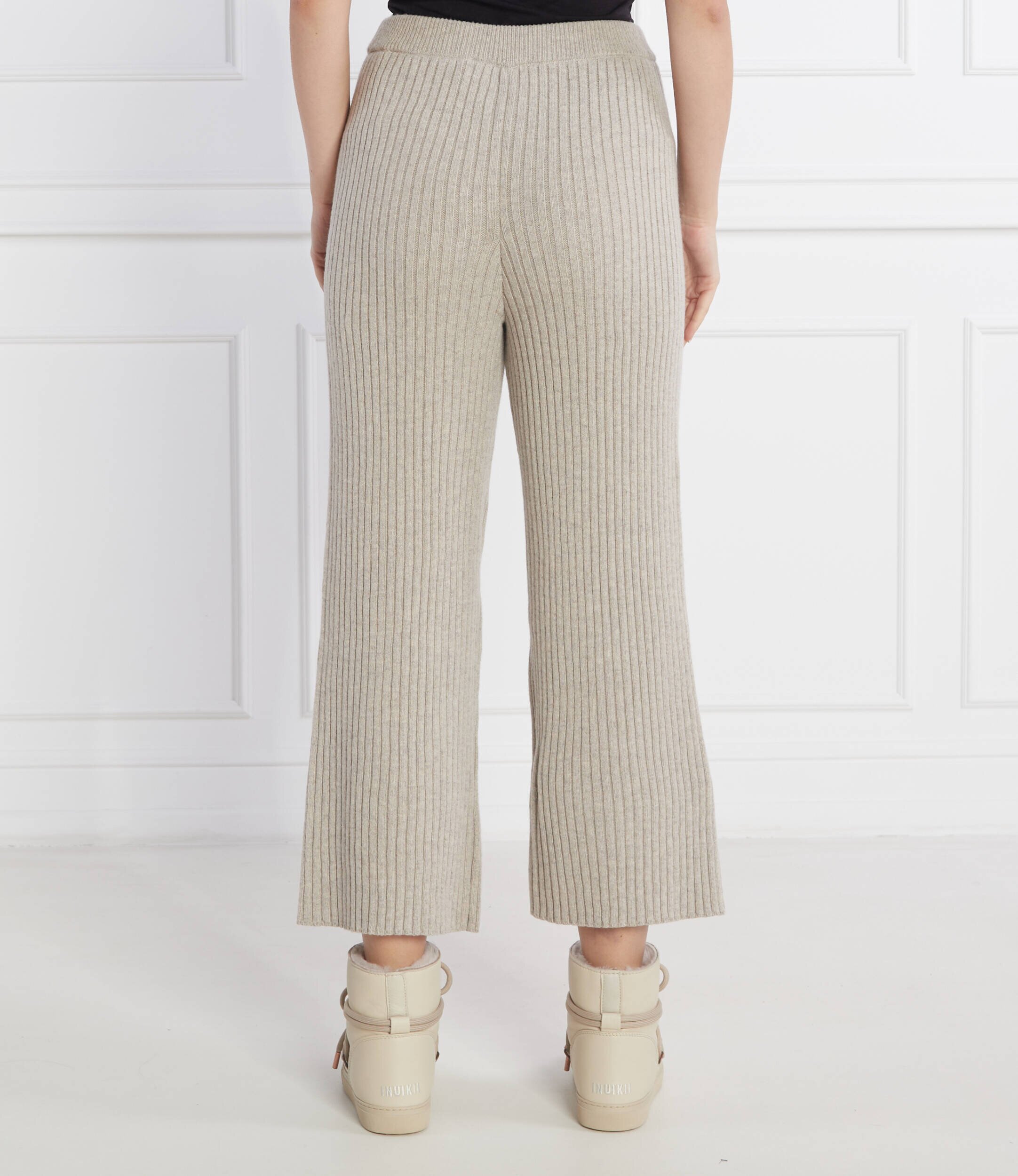 Marc O'Polo De lână pantaloni de tricot | Relaxed fit