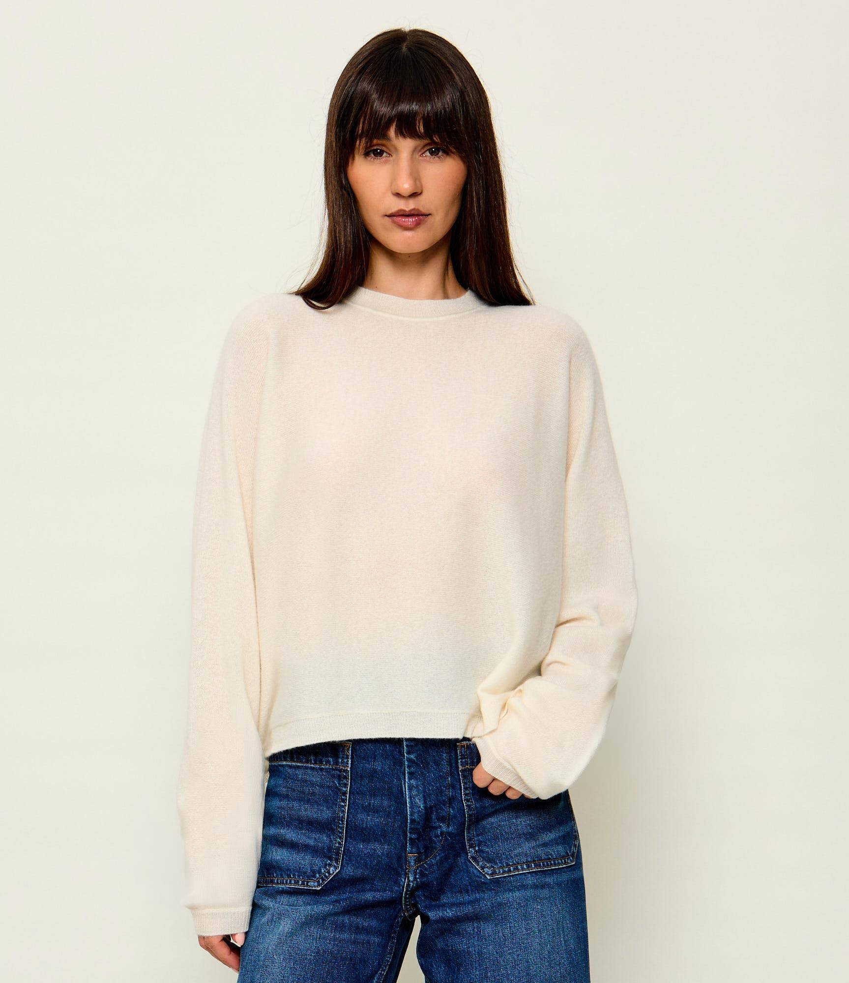 Marella De cașmir pulover Mllcera | Cropped Fit