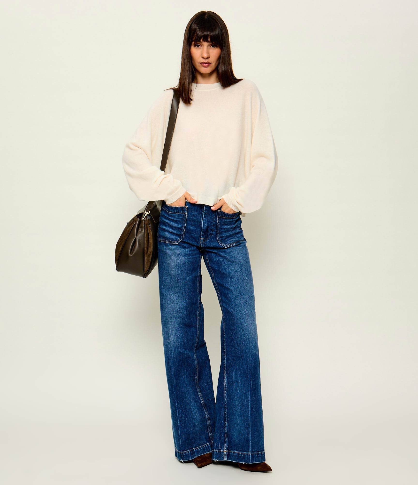 Marella De cașmir pulover Mllcera | Cropped Fit
