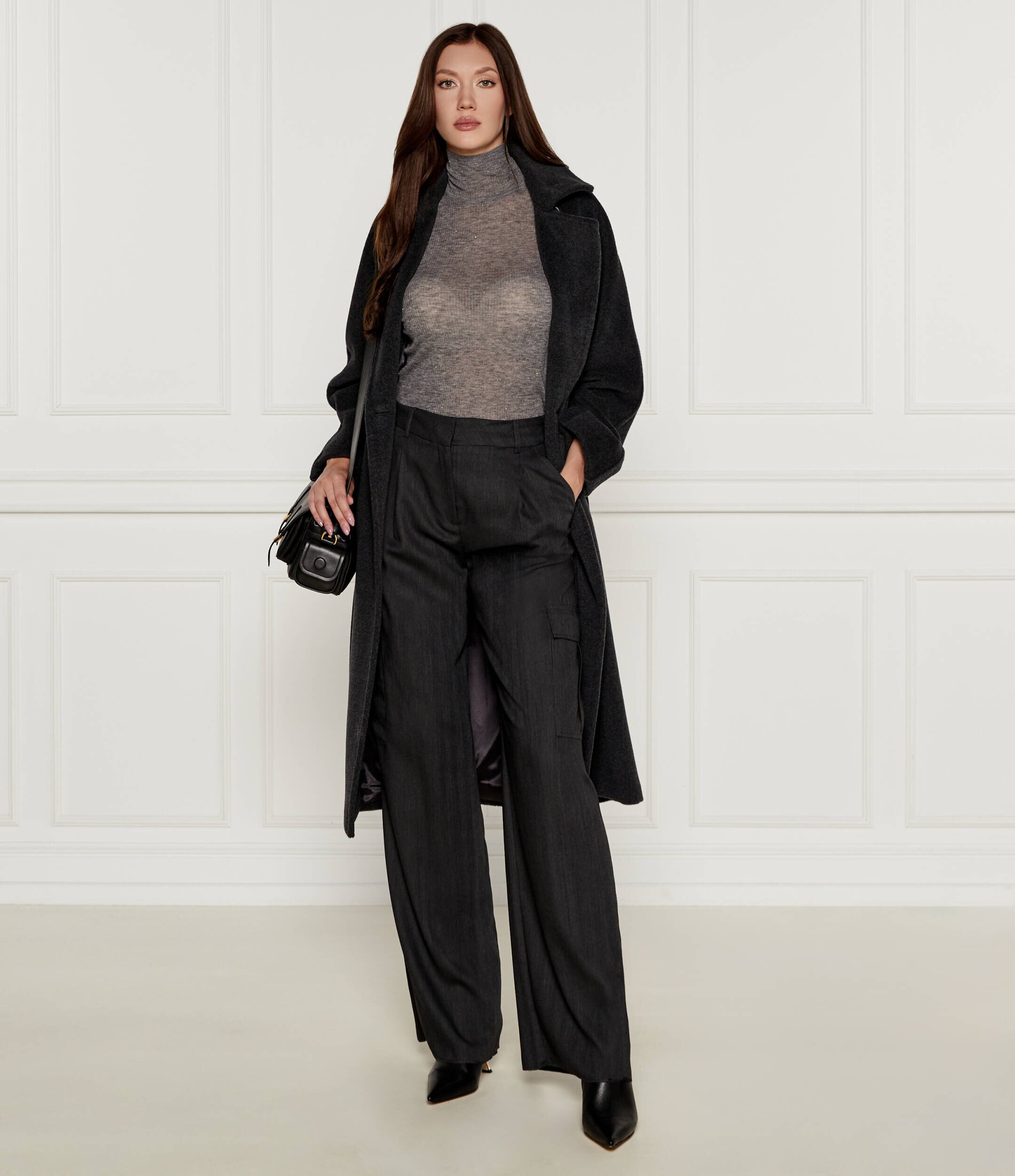 Marella De lână pantaloni ASSUNTA | flare fit
